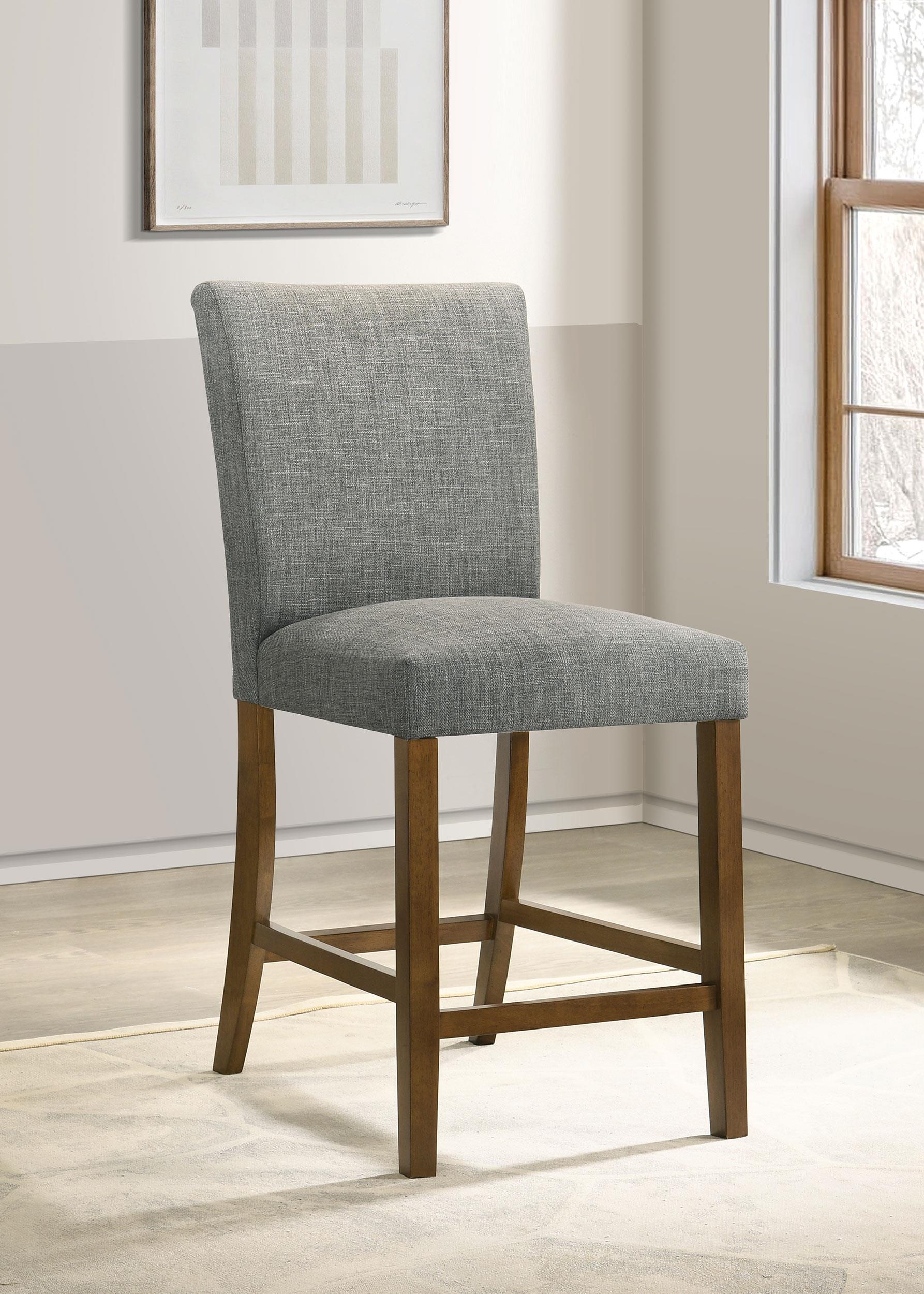 Paxton Upholstered Counter Height Dining Chair Grey (Set of 2) - Image 2