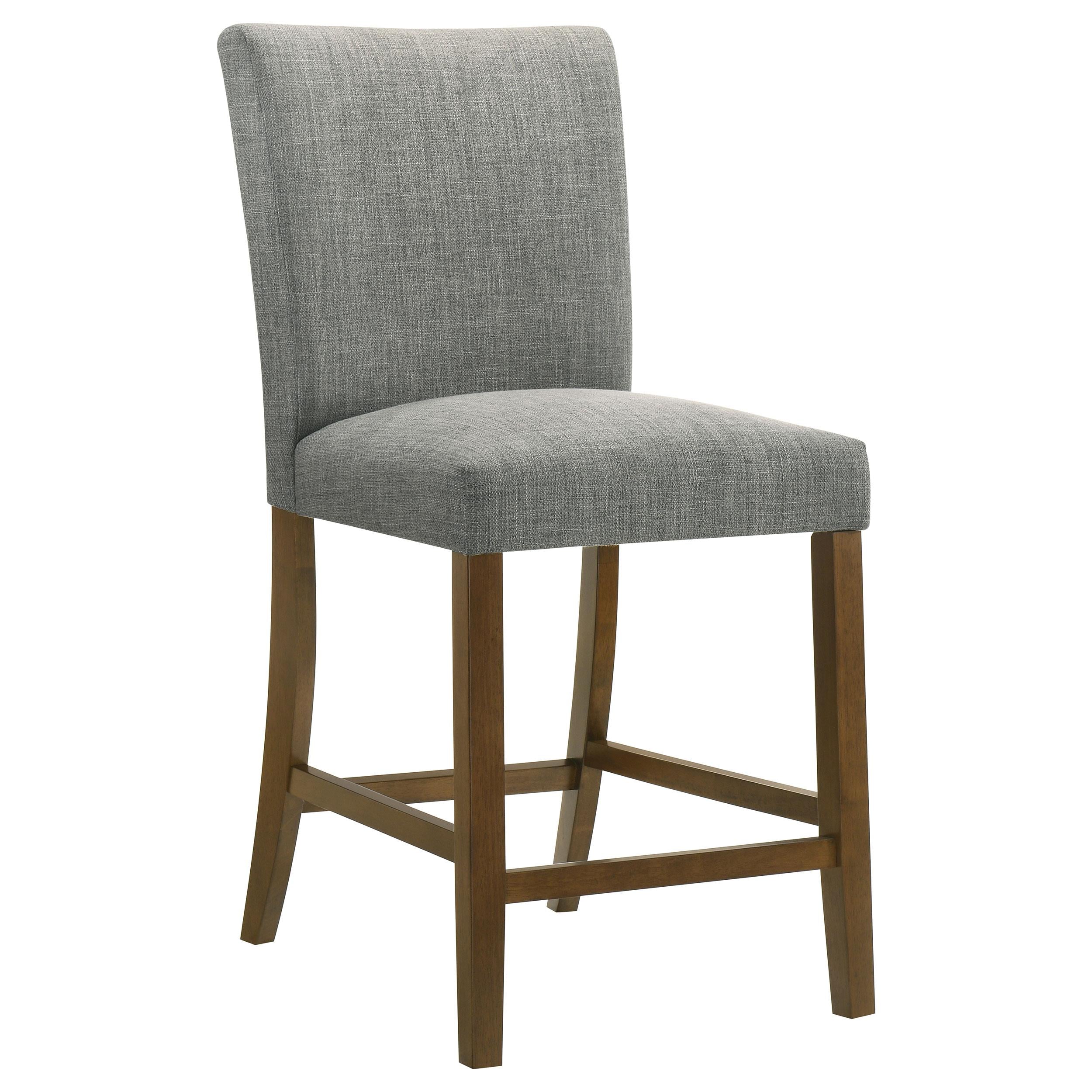 Paxton Upholstered Counter Height Dining Chair Grey (Set of 2) - Image 3