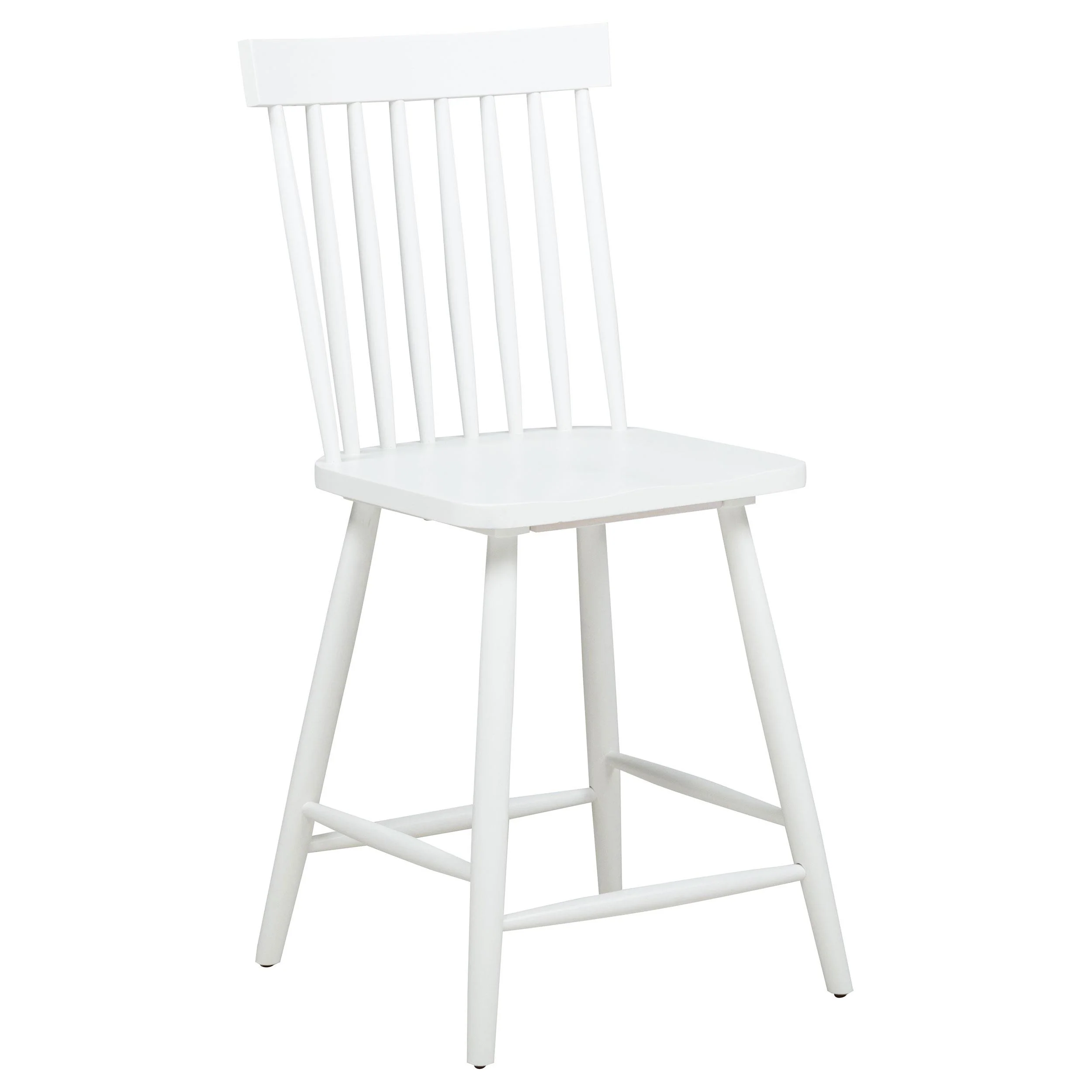 Andrews Windsor Counter Height Dining Side Chair White - Image 3