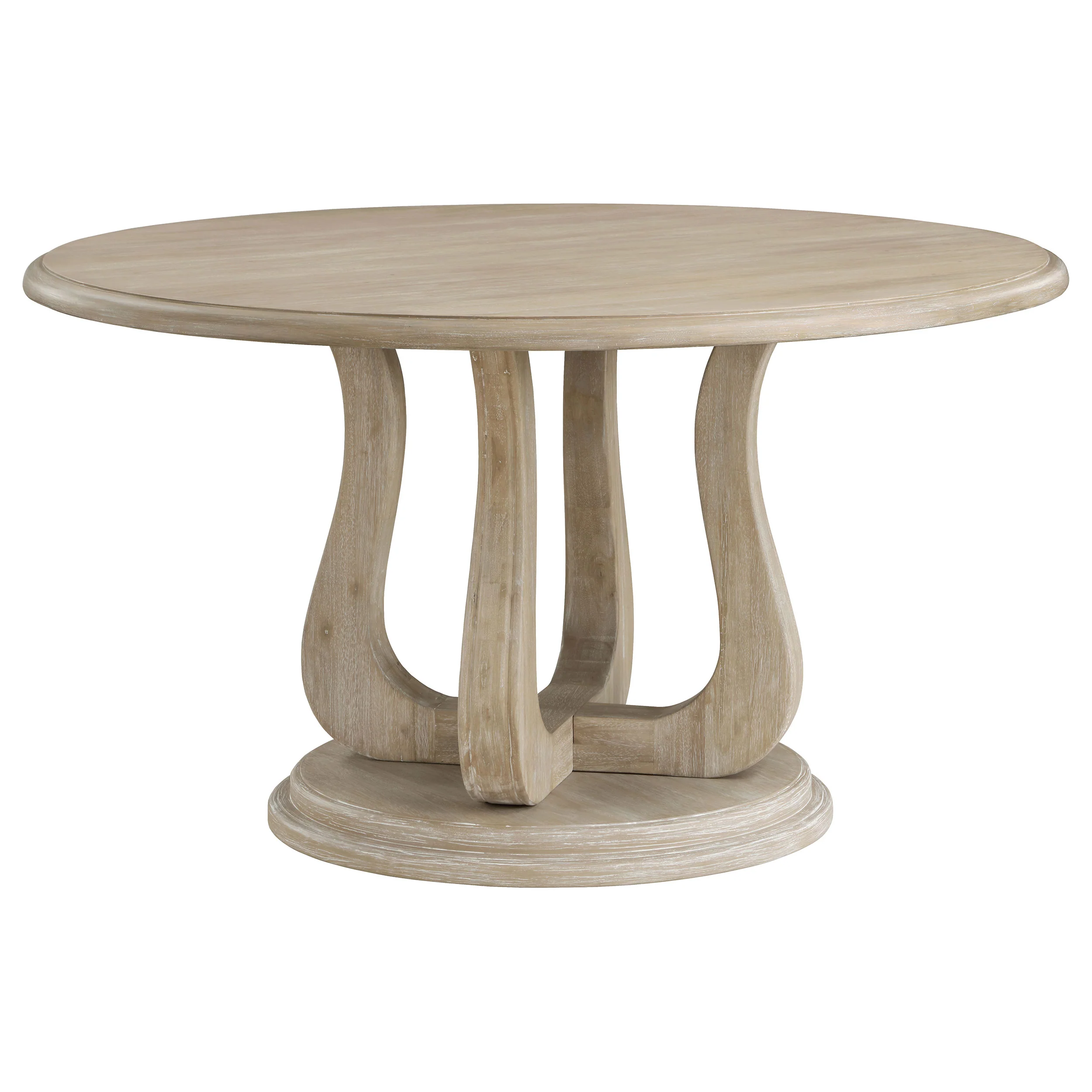 Trofello Whitewash Round Dining Room Set - Image 3