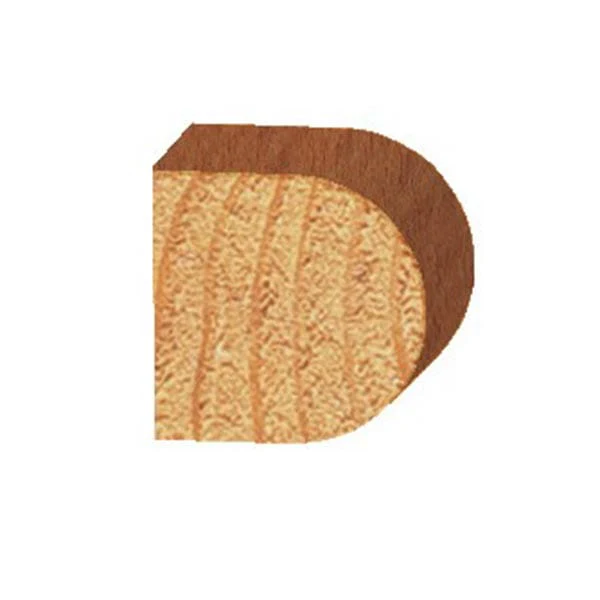 1432 Half Round (Bull Nose) Router Bit 1/2" SH 1/4" R X 1/2" Co X 1" CL 1-1/8" D - Image 2