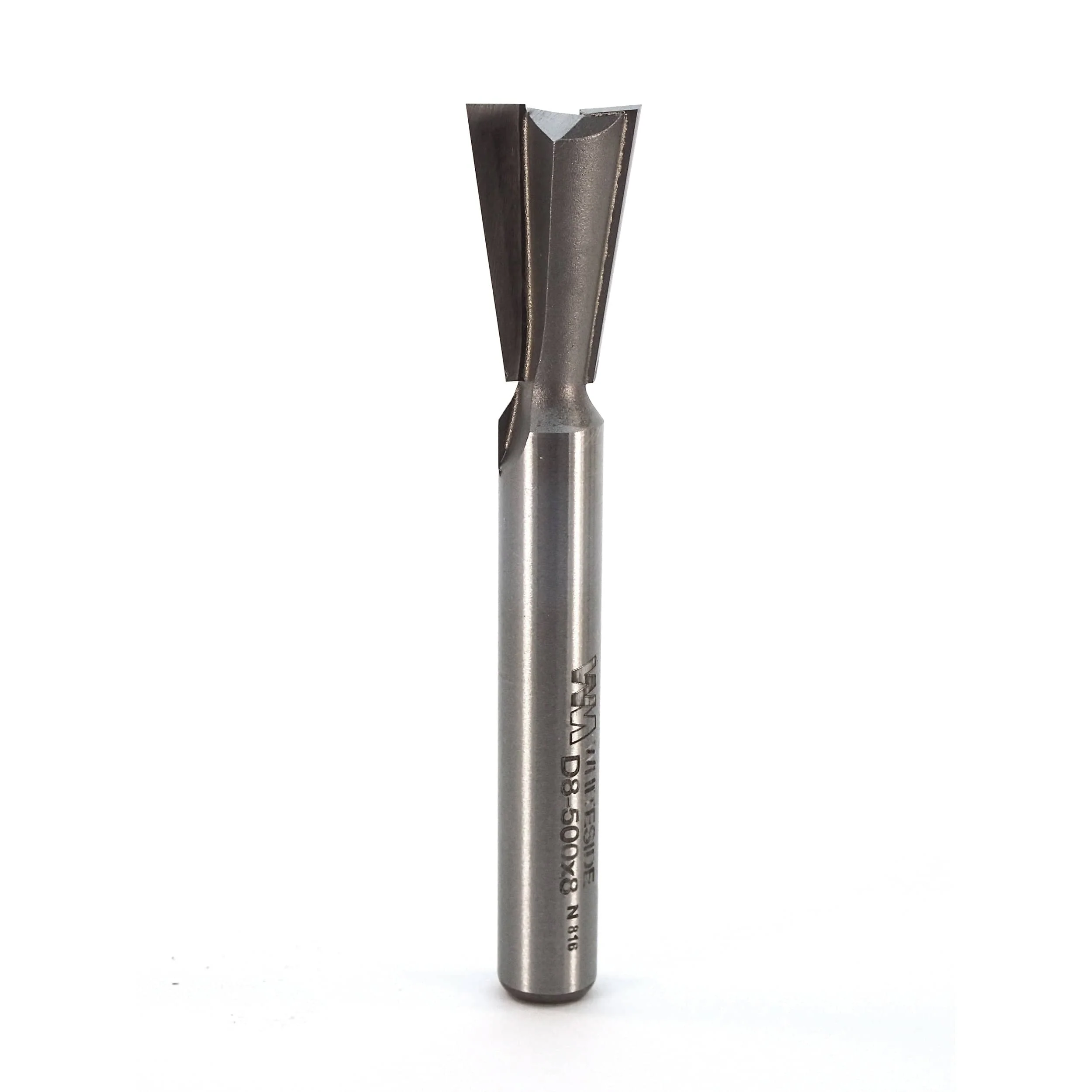 8° DOVETAIL BIT 8MM SH, 1/2"LD, 13/16"DOC - Image 1