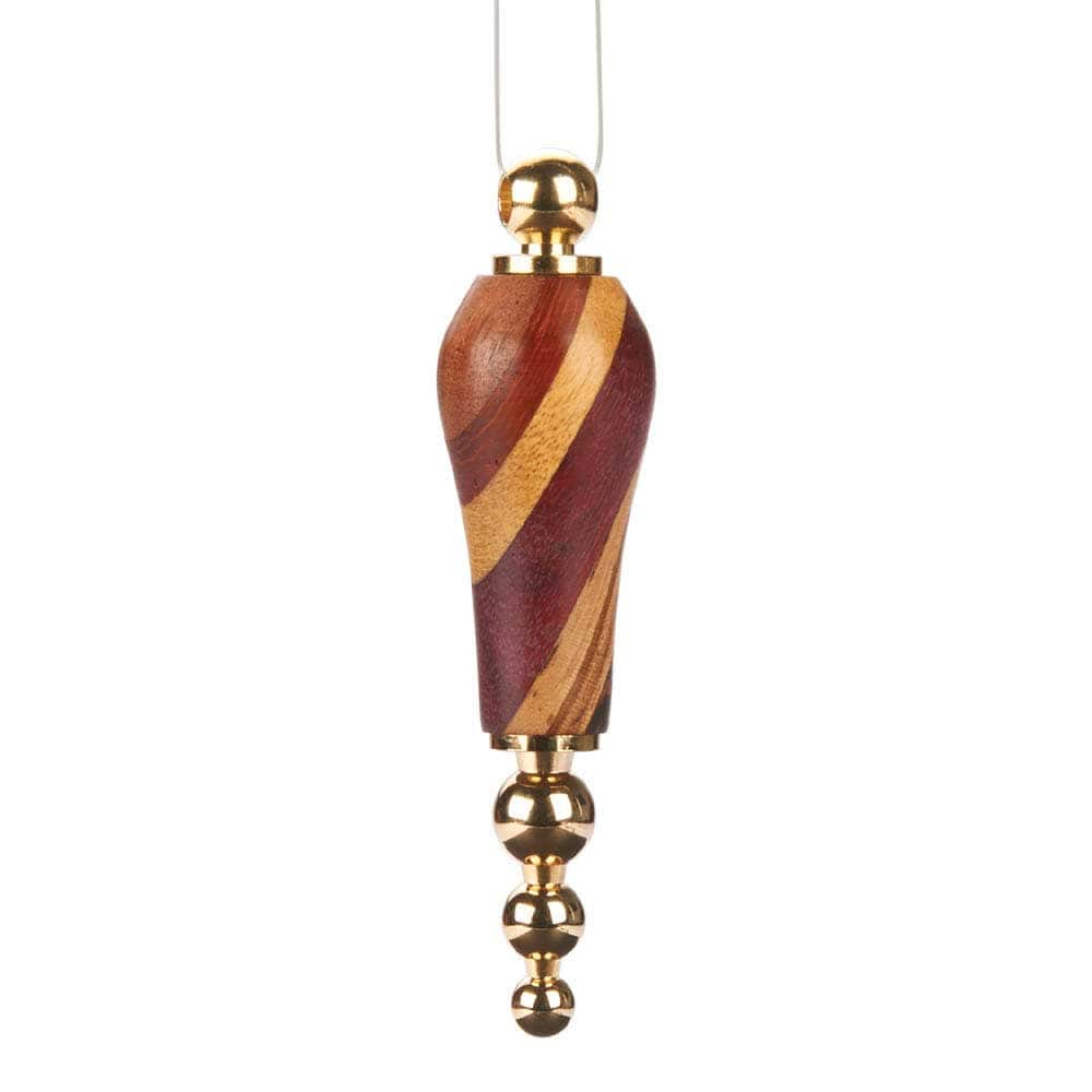 Miniature Ornament Turning Kit - Gold - Image 1