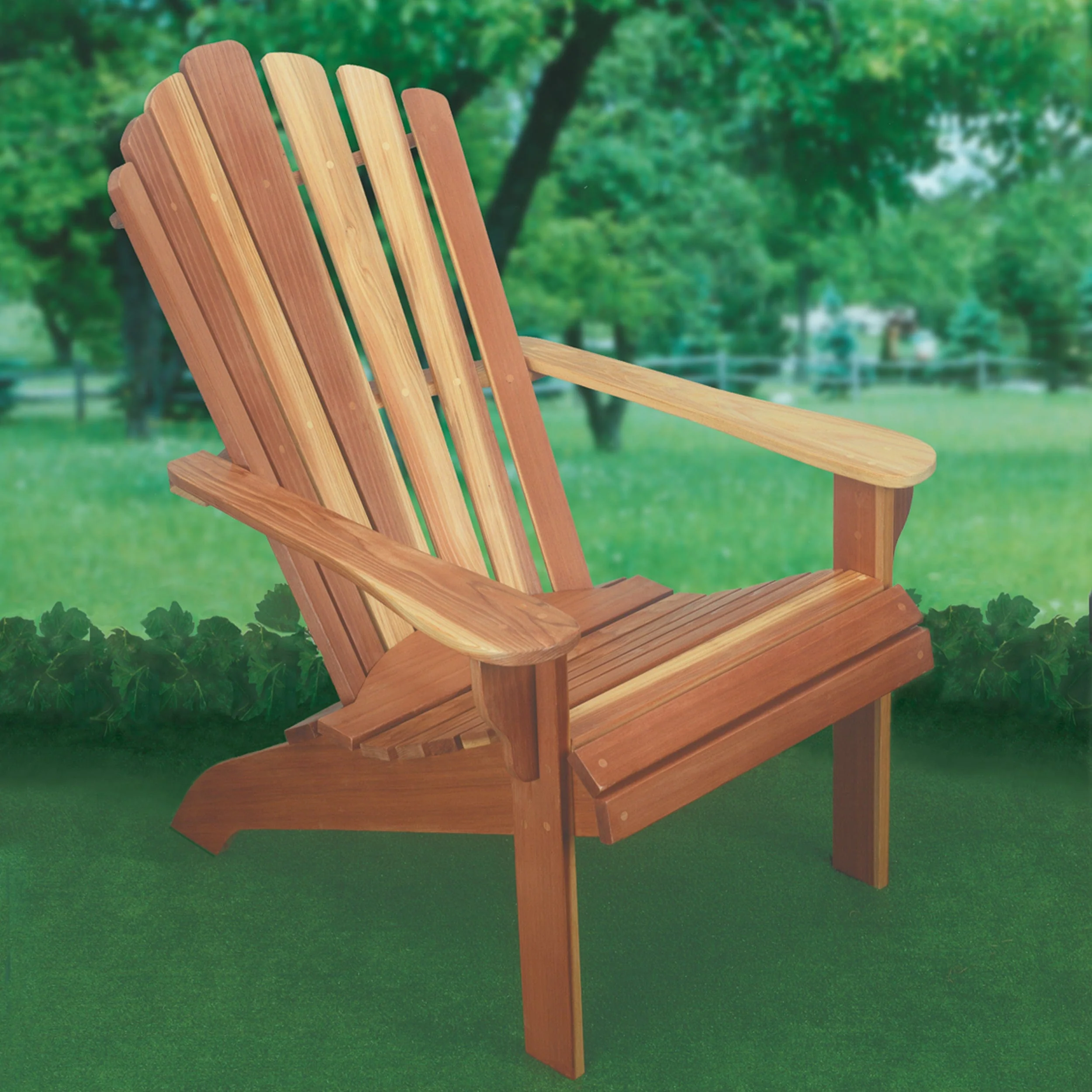 Woodworking Project Paper Plan to Build a 38" Tall Adirondack Chair - Image 1