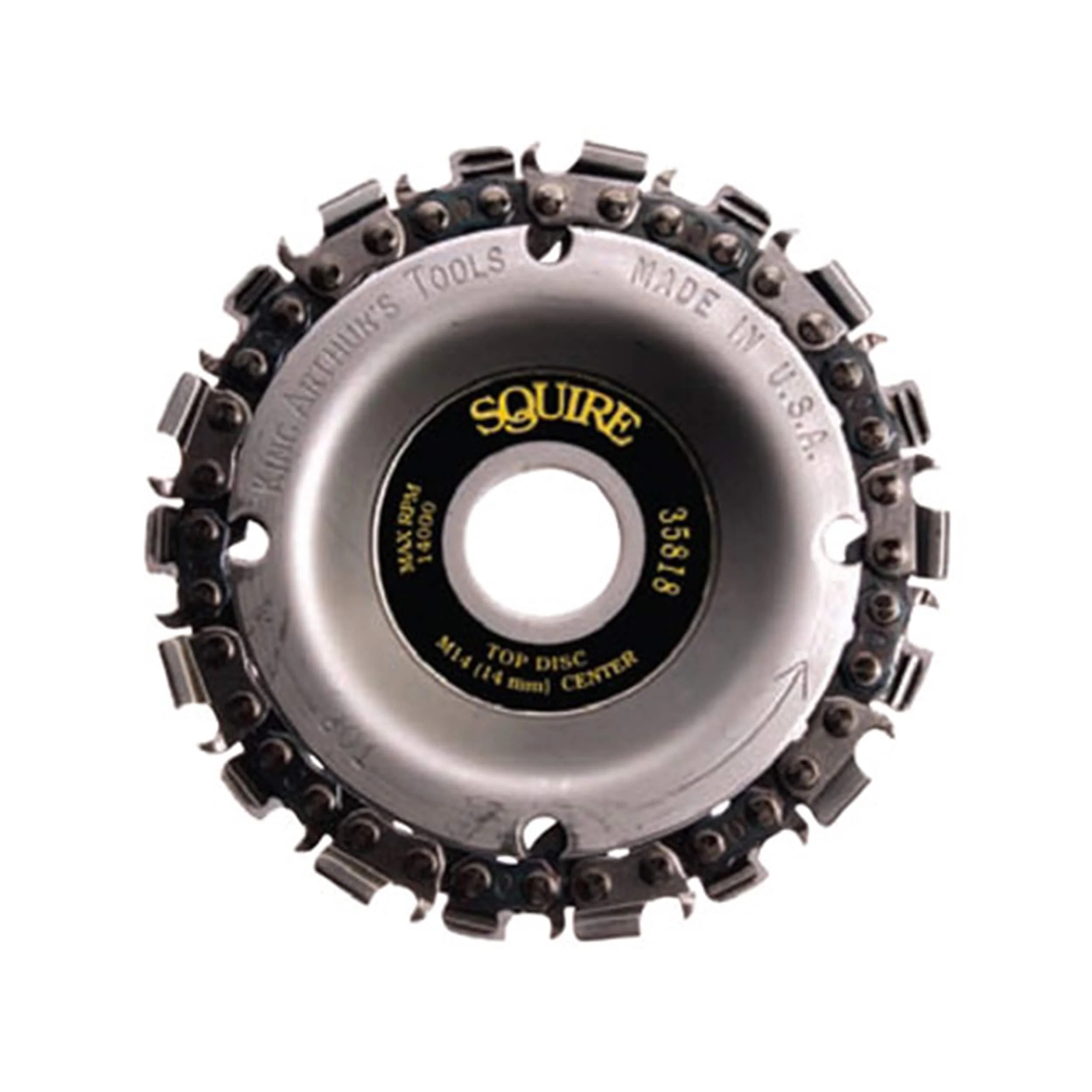Squire Mini Woodcarving Disc – 18 Teeth – 5/8″ Arbor