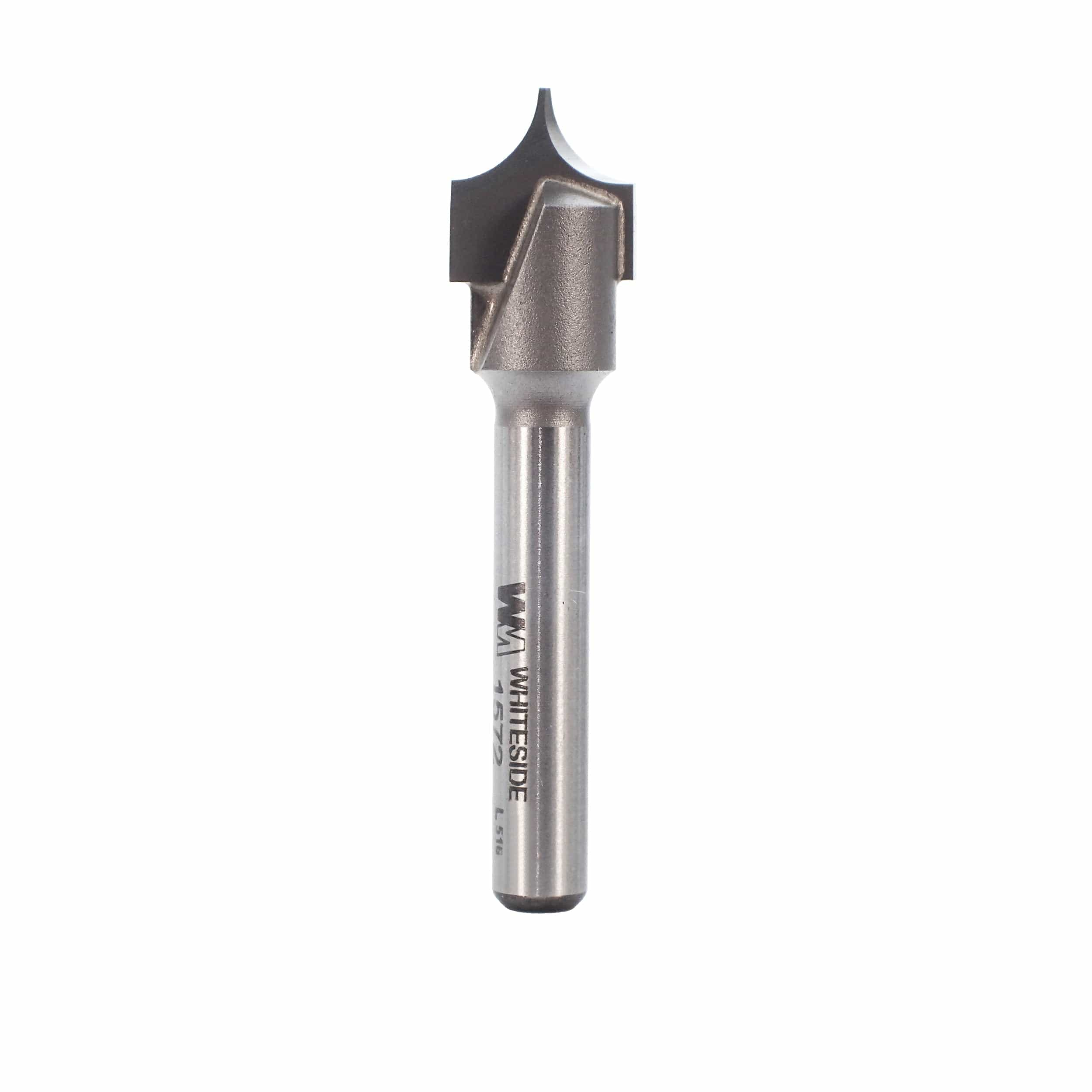 1572 Pointed Round Over Router Bit 1/4″ R 1/2″ D 1/4″ SH
