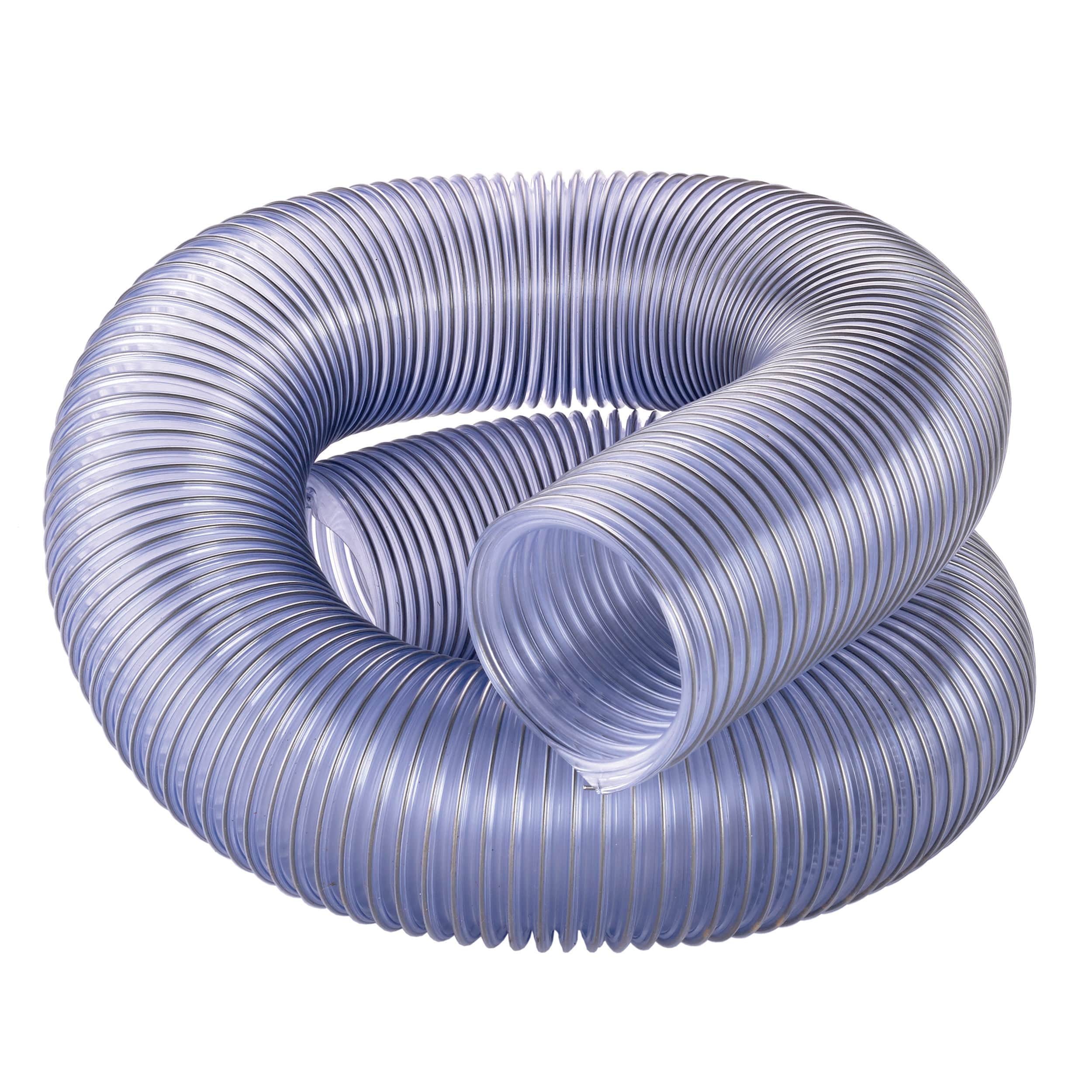 Flexadux PV Dust Collection Hose – 4″ x 10′ – Clear