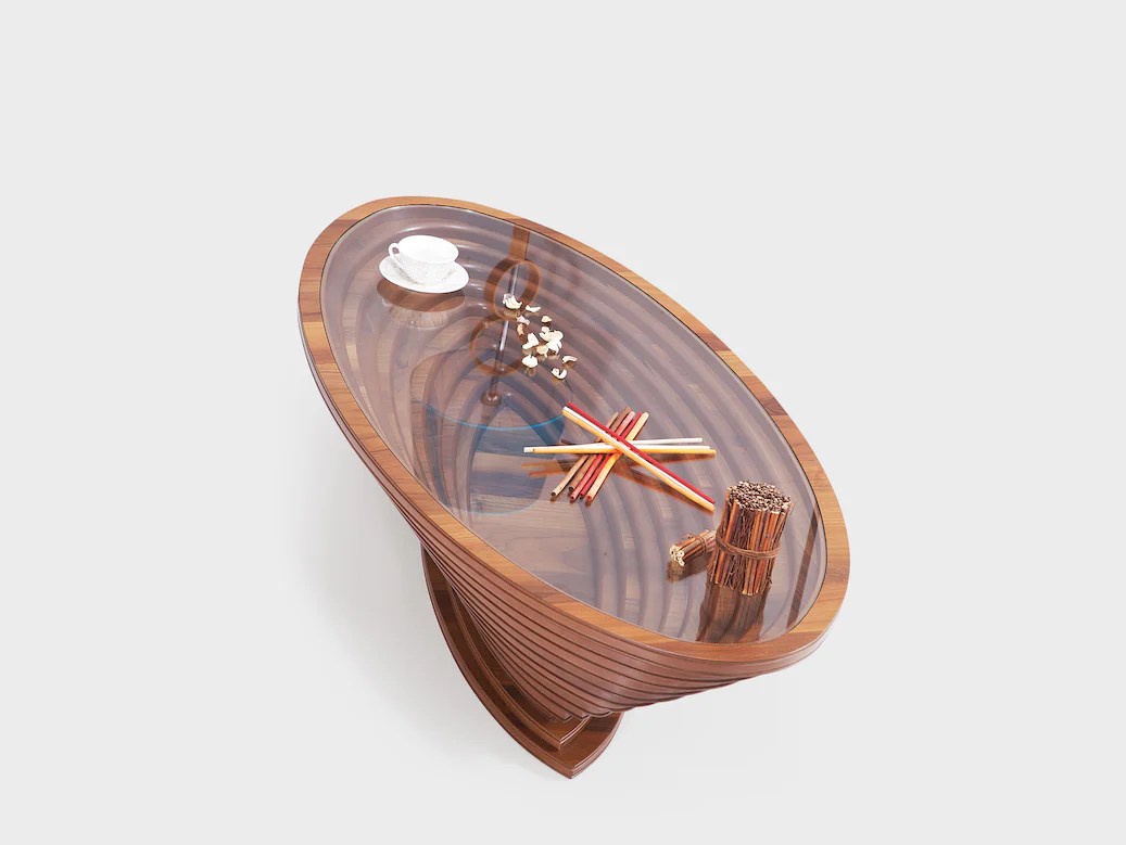 Alexa Walnut Coffee Table - Image 2