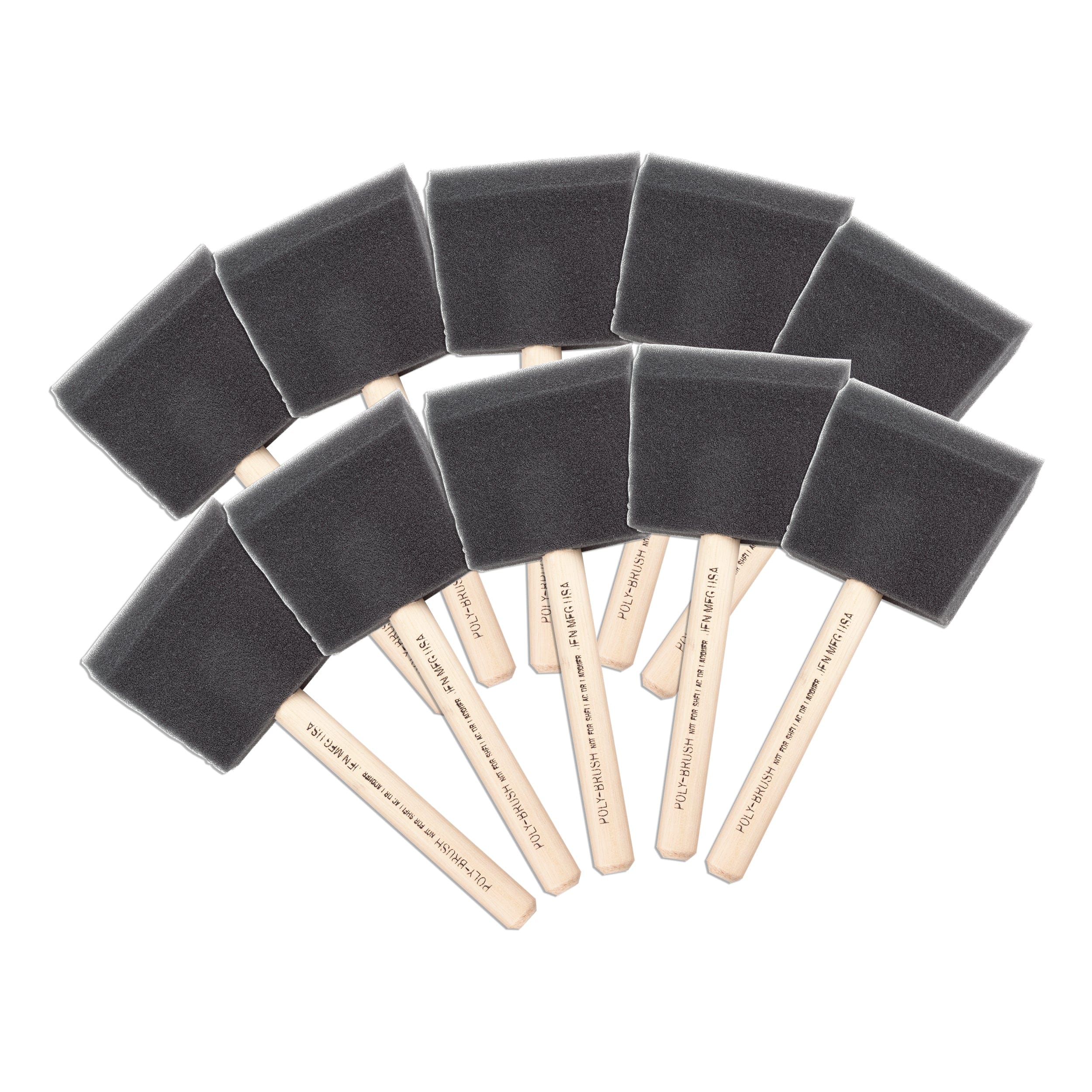 Foam Brush - 10 Piece - Image 3