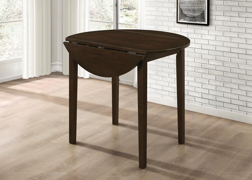G130005 Cappuccino Tan Circular Dining Room Set - Image 3