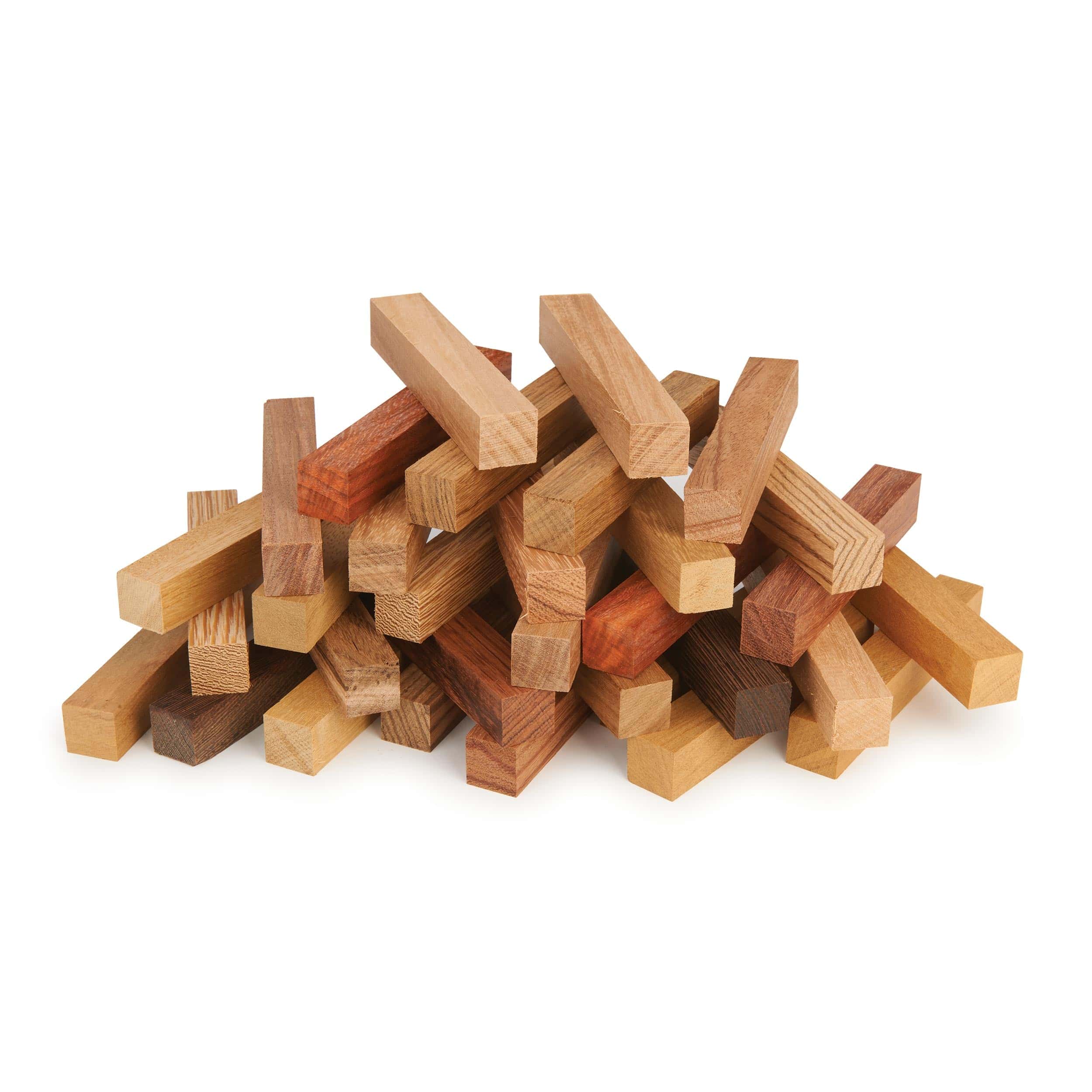 African Wood Pen Blank Assortment – 32 Piece
