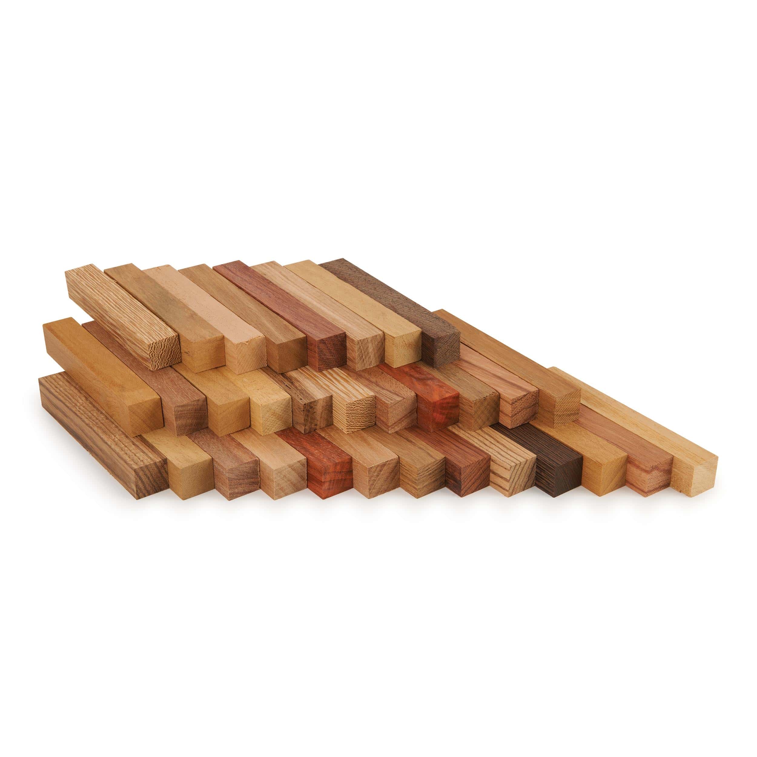 African Wood Pen Blank Assortment - 32 Piece - Image 2