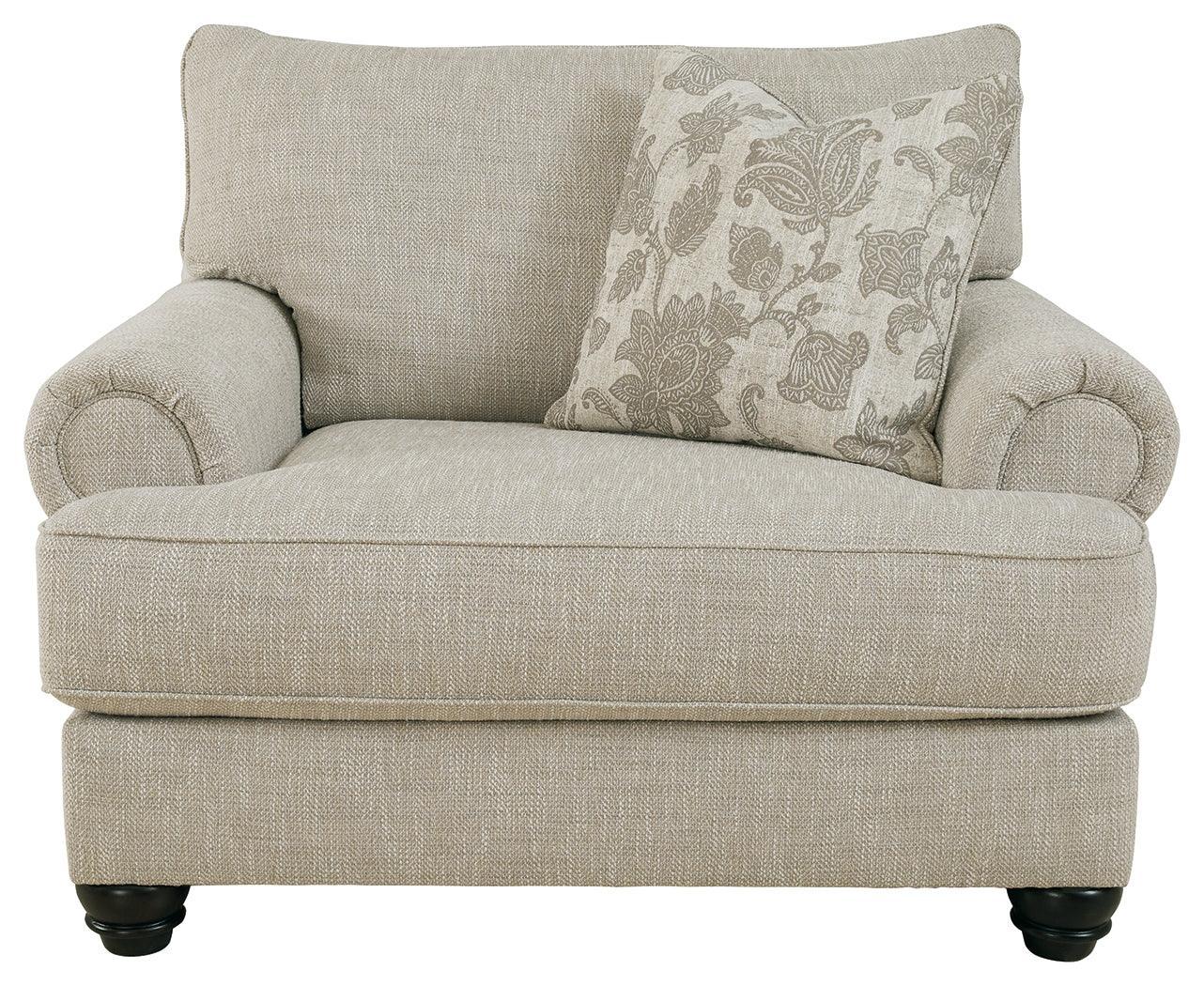 Asanti Fog Chenille Oversized Chair - Image 3