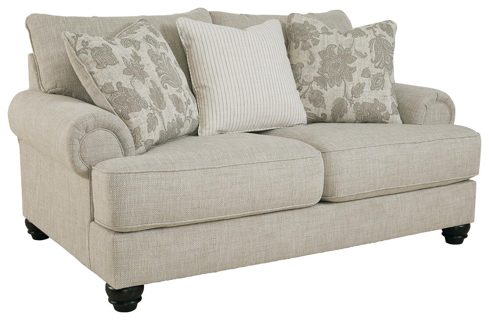 Asanti Fog Chenille Loveseat - Image 2