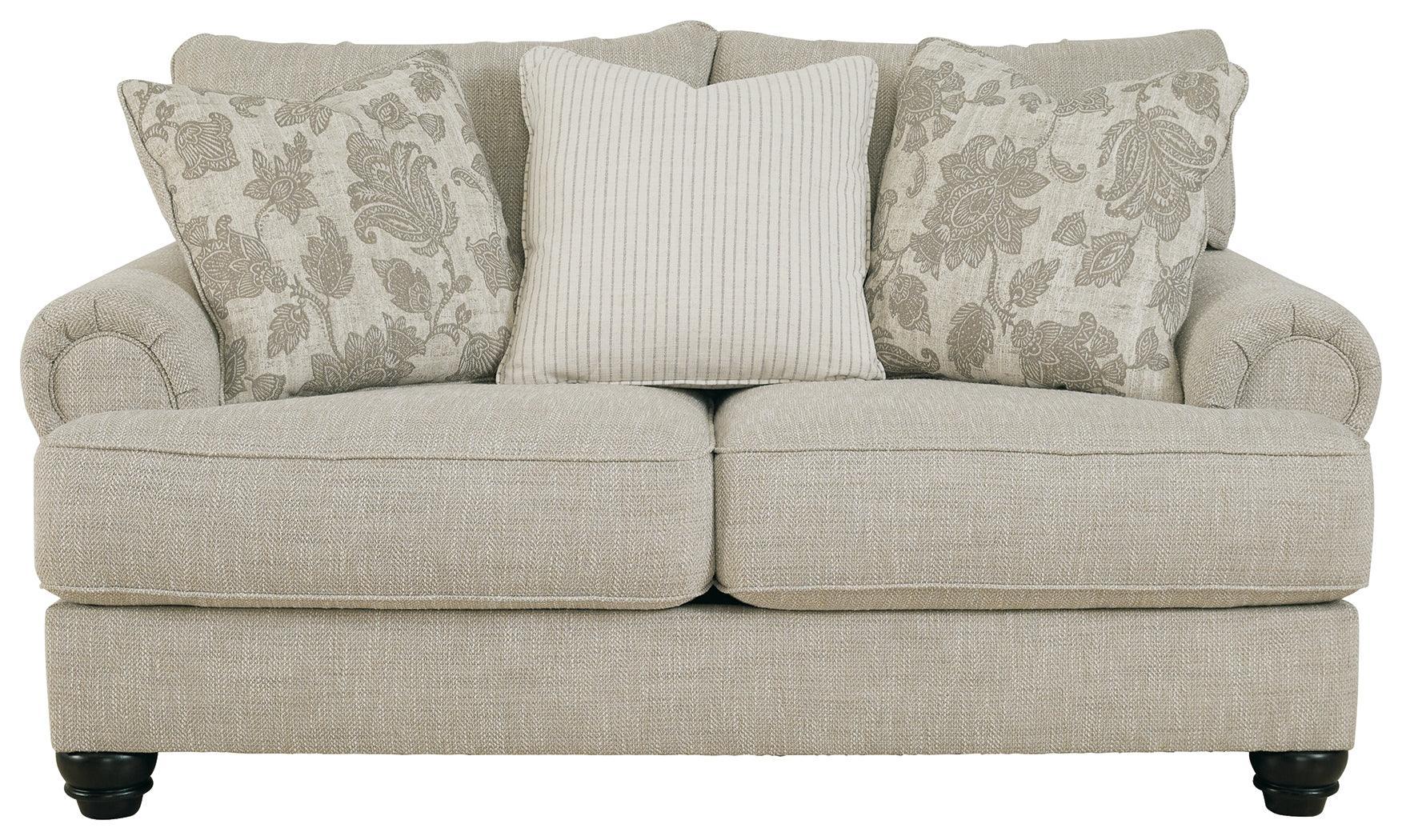Asanti Fog Chenille Loveseat - Image 3