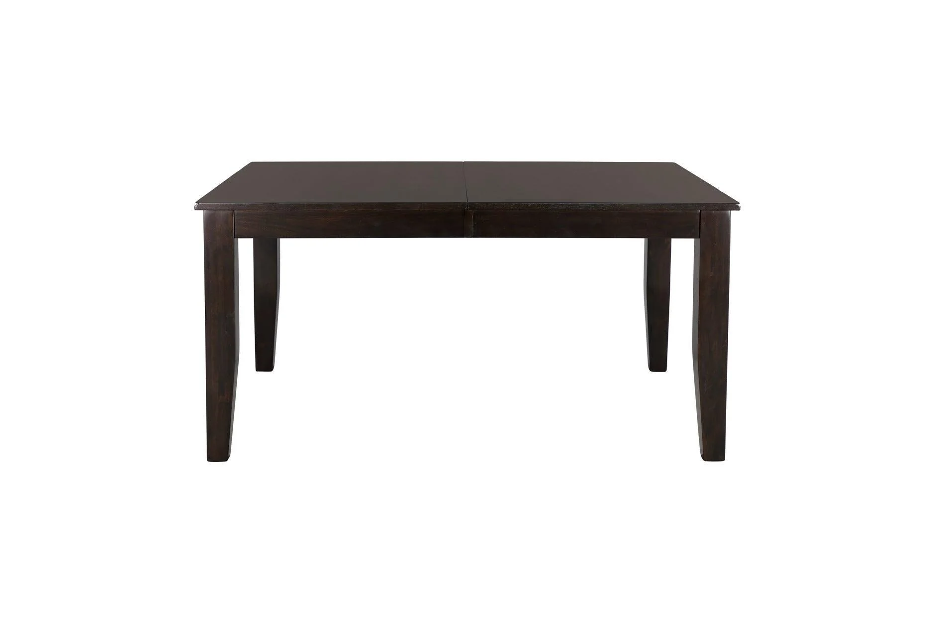 Crown Point Brown Faux Leather Rectangular Dining Room Set - Image 2