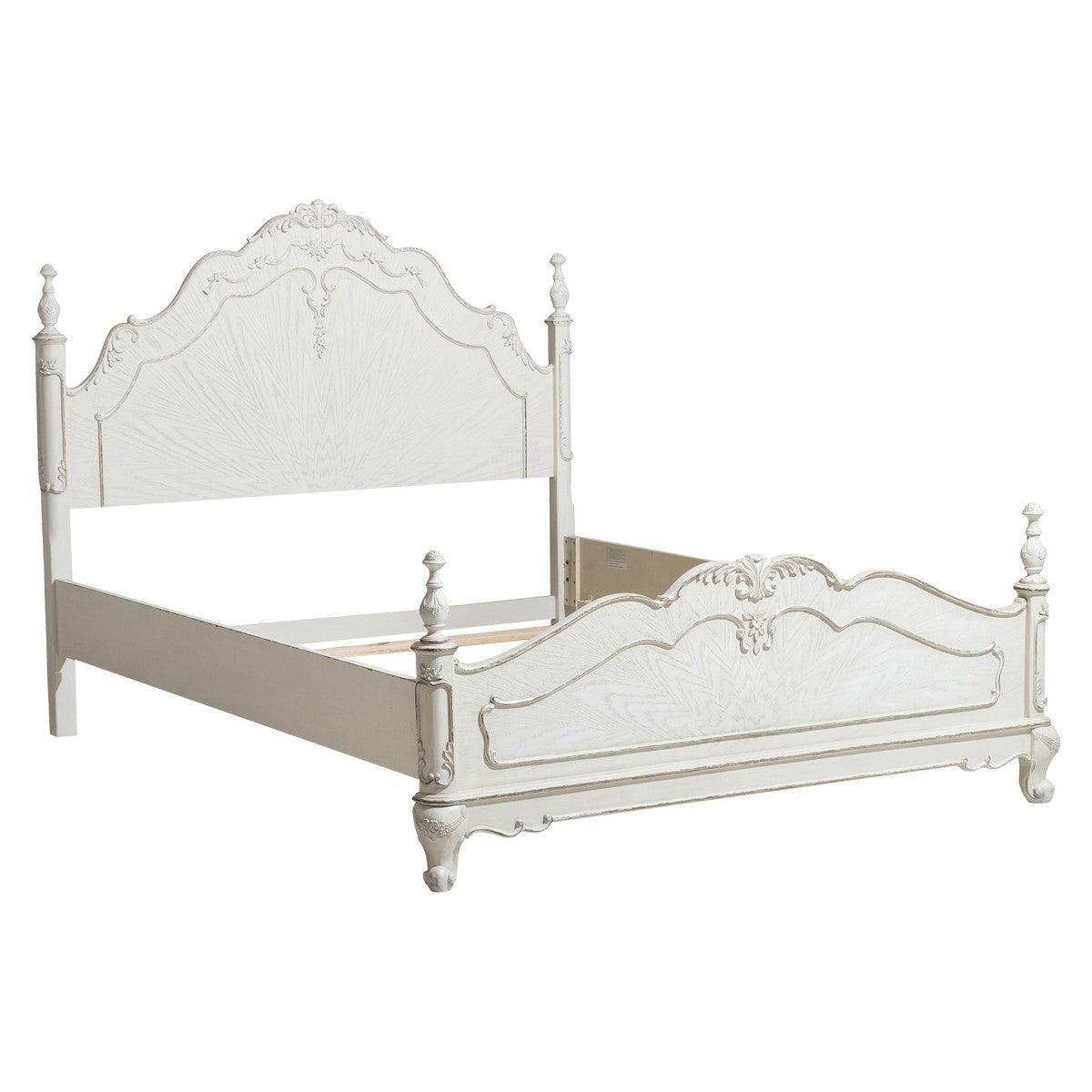 Cinderella Antique White With Gray Rub through Full Bed - Image 2