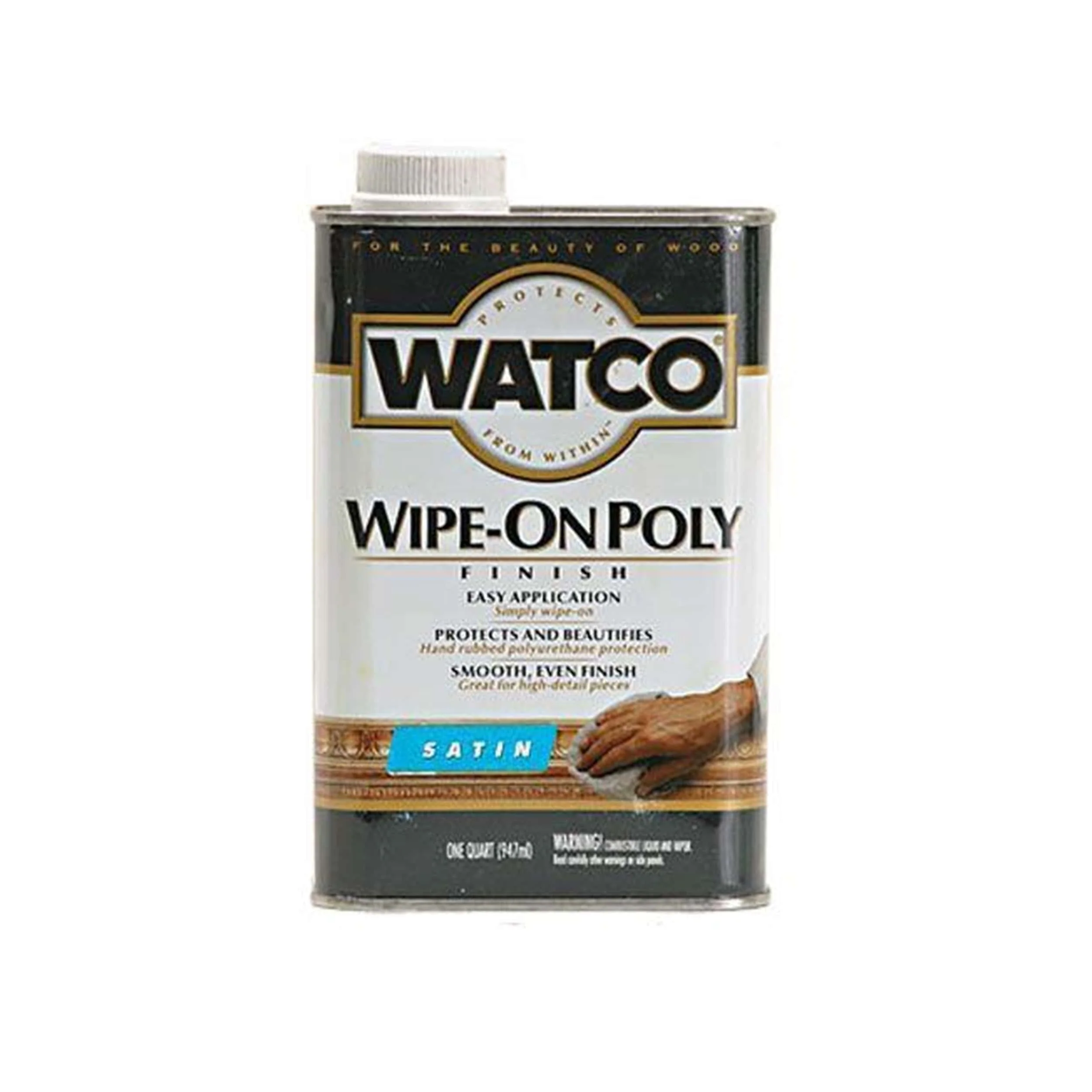 Wipe-On Polyurethane - Solvent Based - Clear - Quart - Image 1