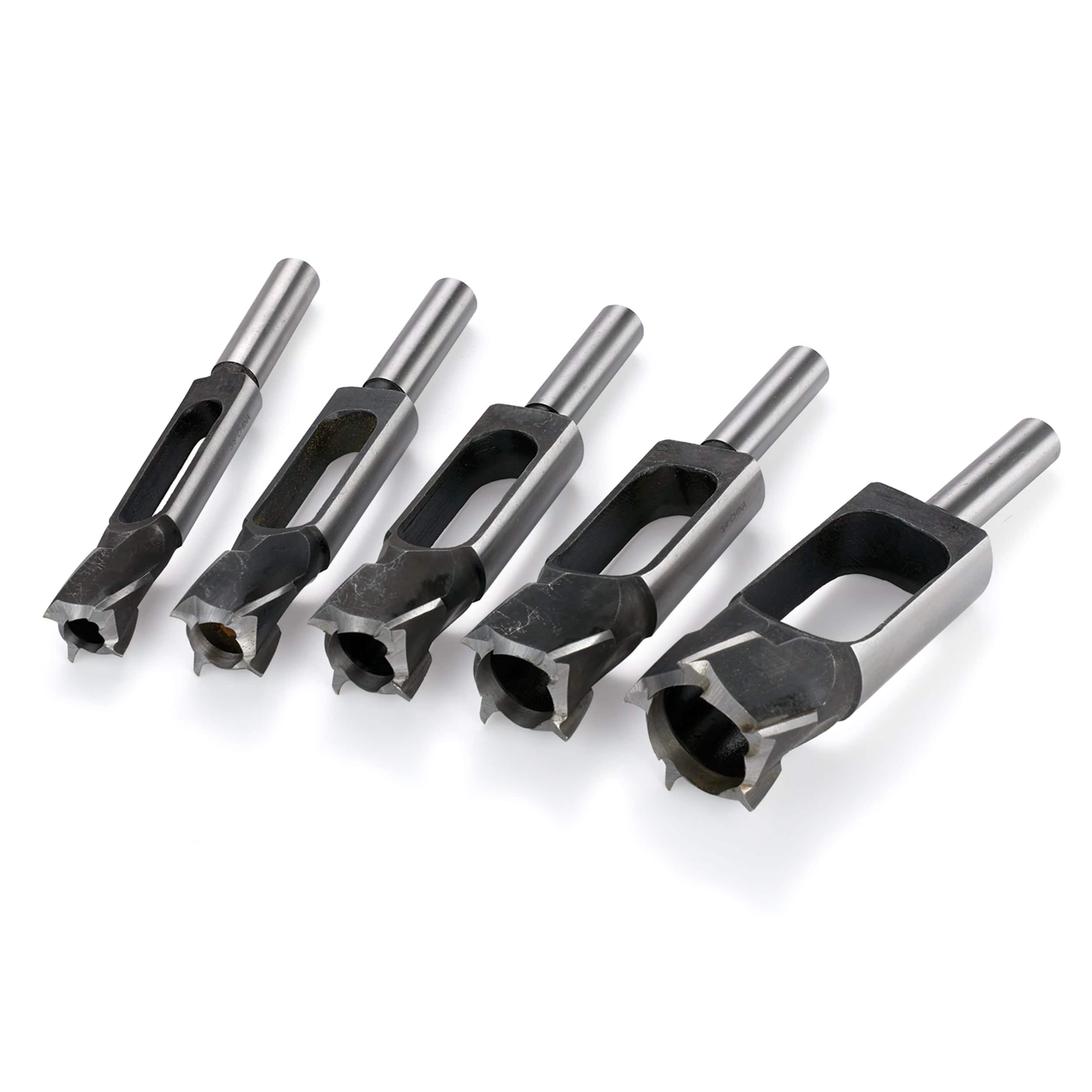 Plug and Tenon Cutter Set – High Carbon Steel – 5 Piece