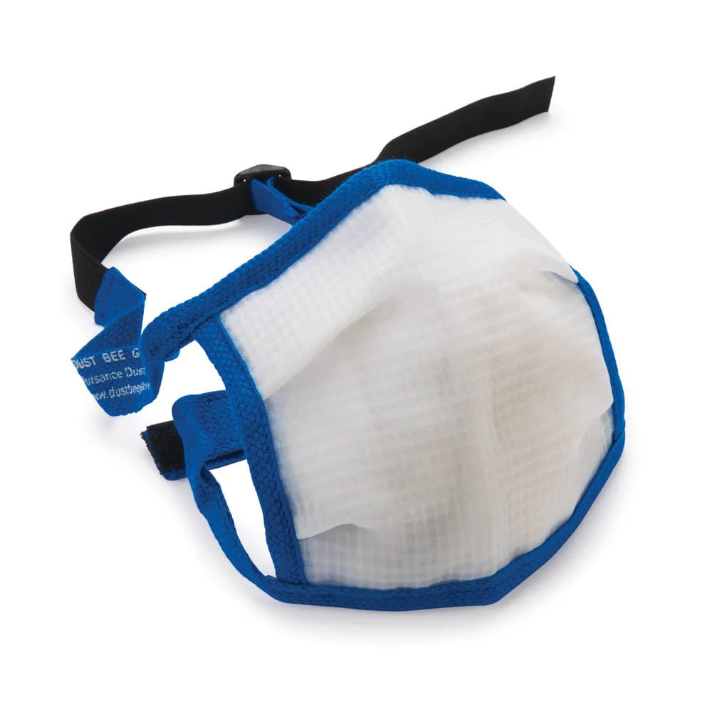 Medium Dust Bee Gone Mask – Blue Edging