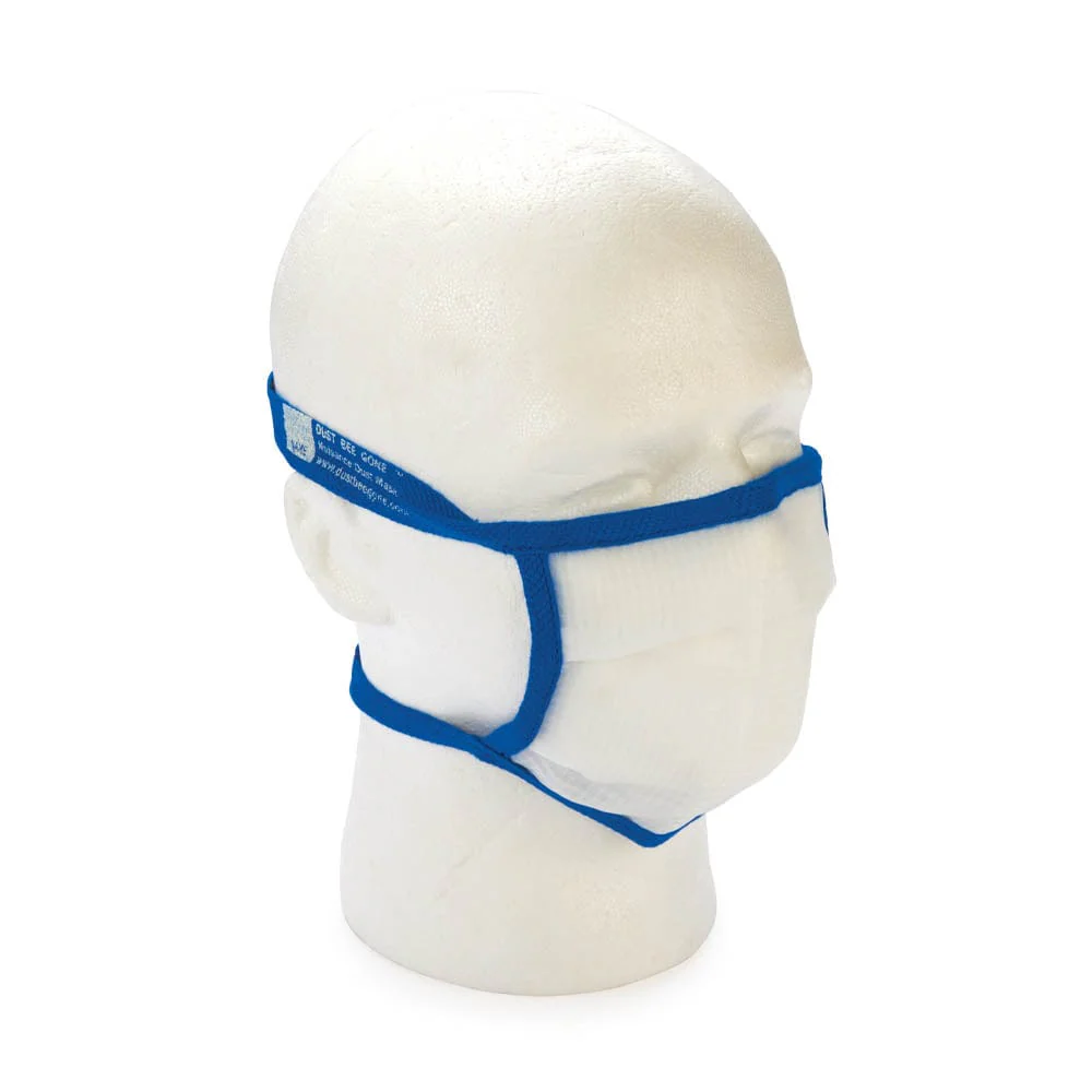 Medium Dust Bee Gone Mask - Blue Edging - Image 2