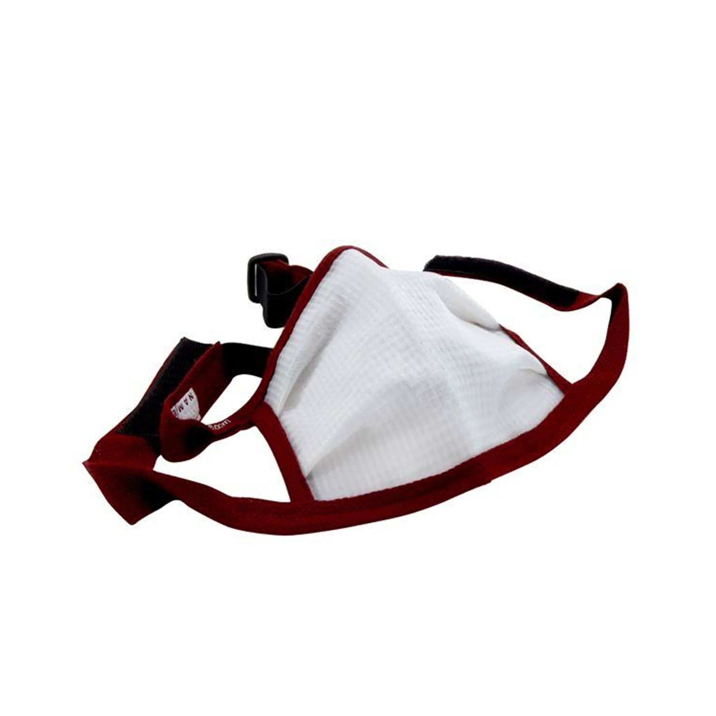 Large Dust Bee Gone Mask – Maroon Edging