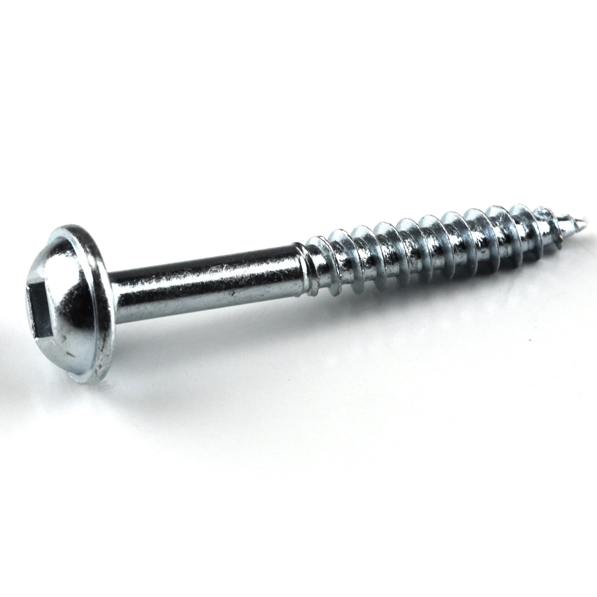 Pocket Hole Screw - #7 Fine - Square Drive - Washer Head - Zinc - Image 1