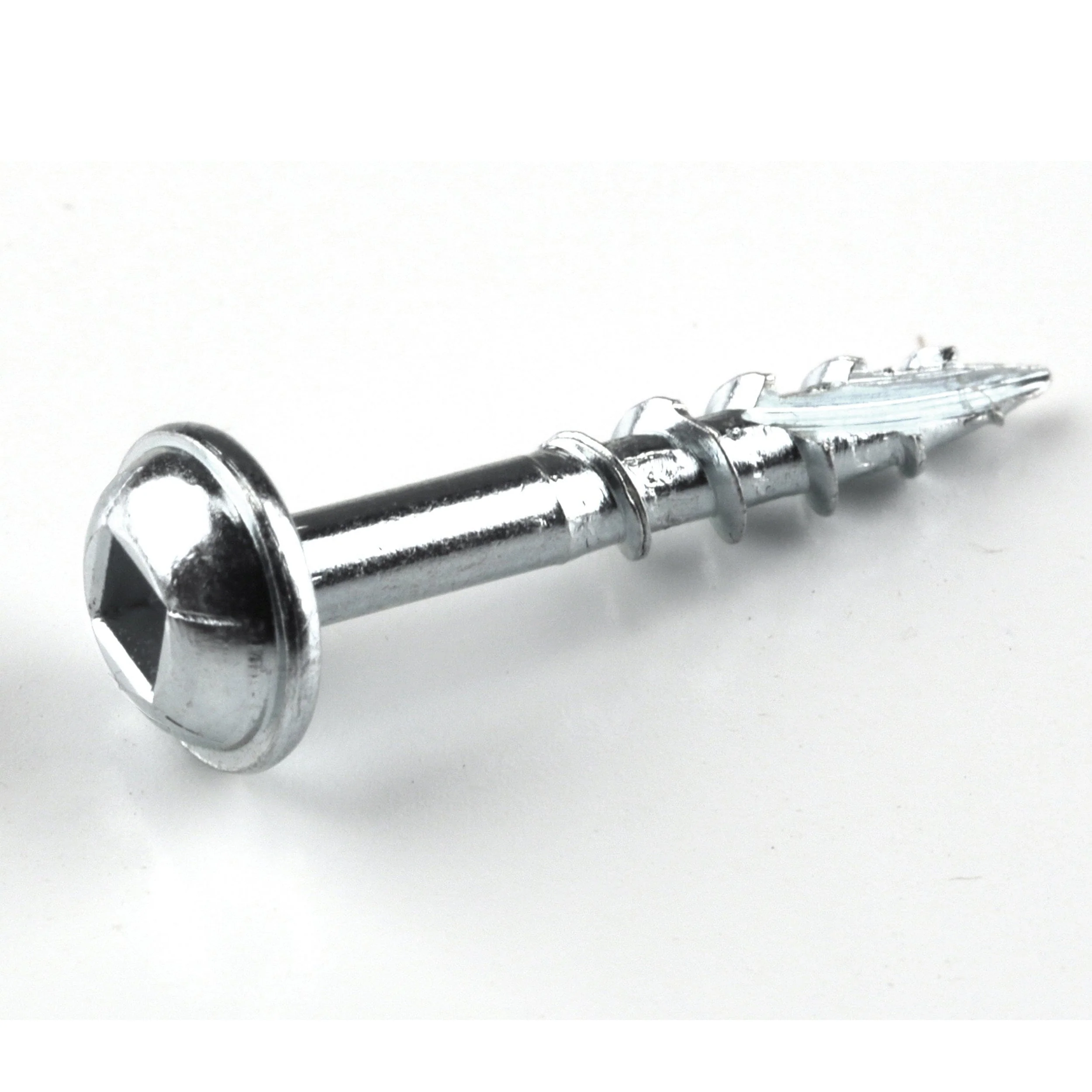 Pocket Hole Screw - #8 Coarse - Square Drive - Washer Head - Zinc - Image 1