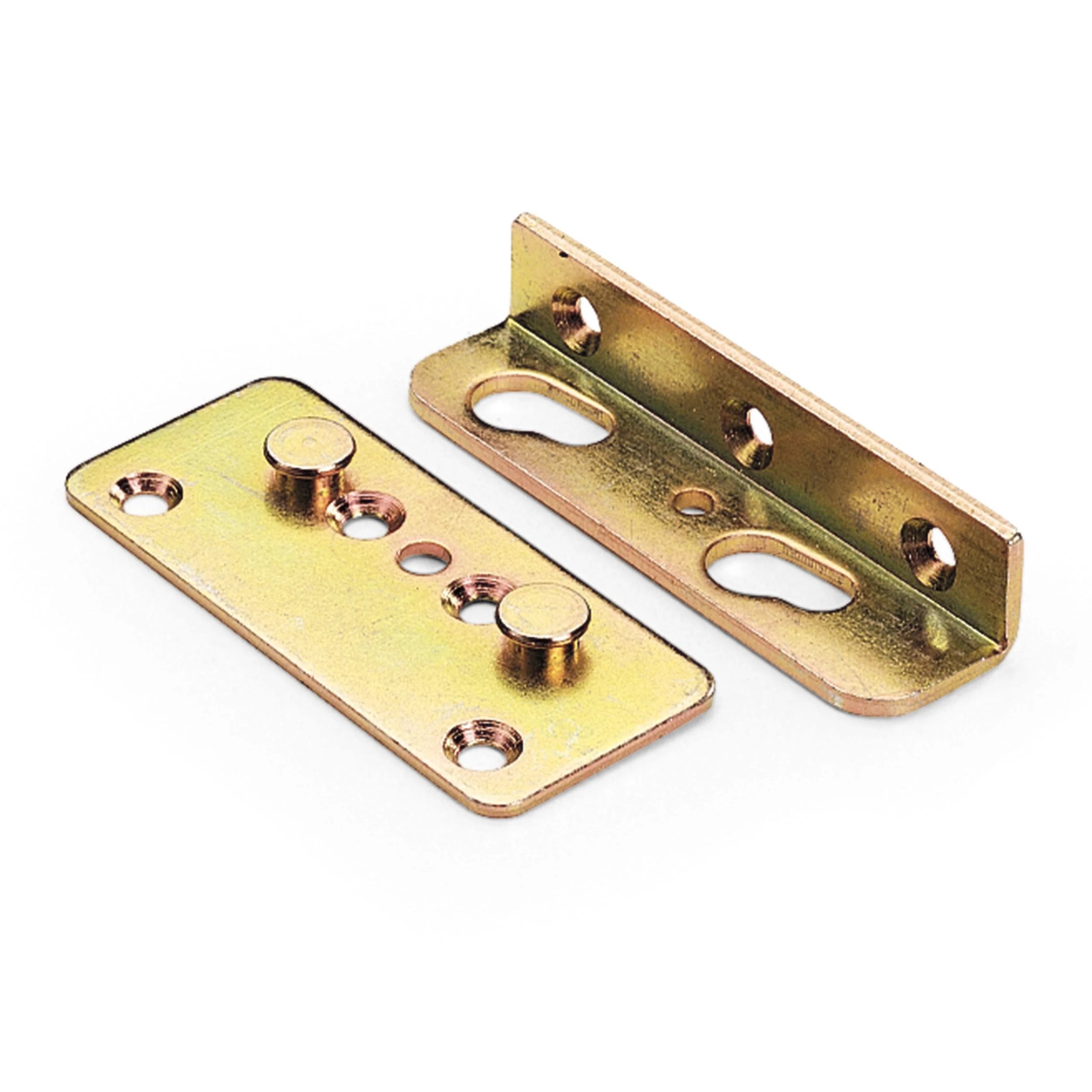 No-mortise Bed Rail Fittings Set of 4