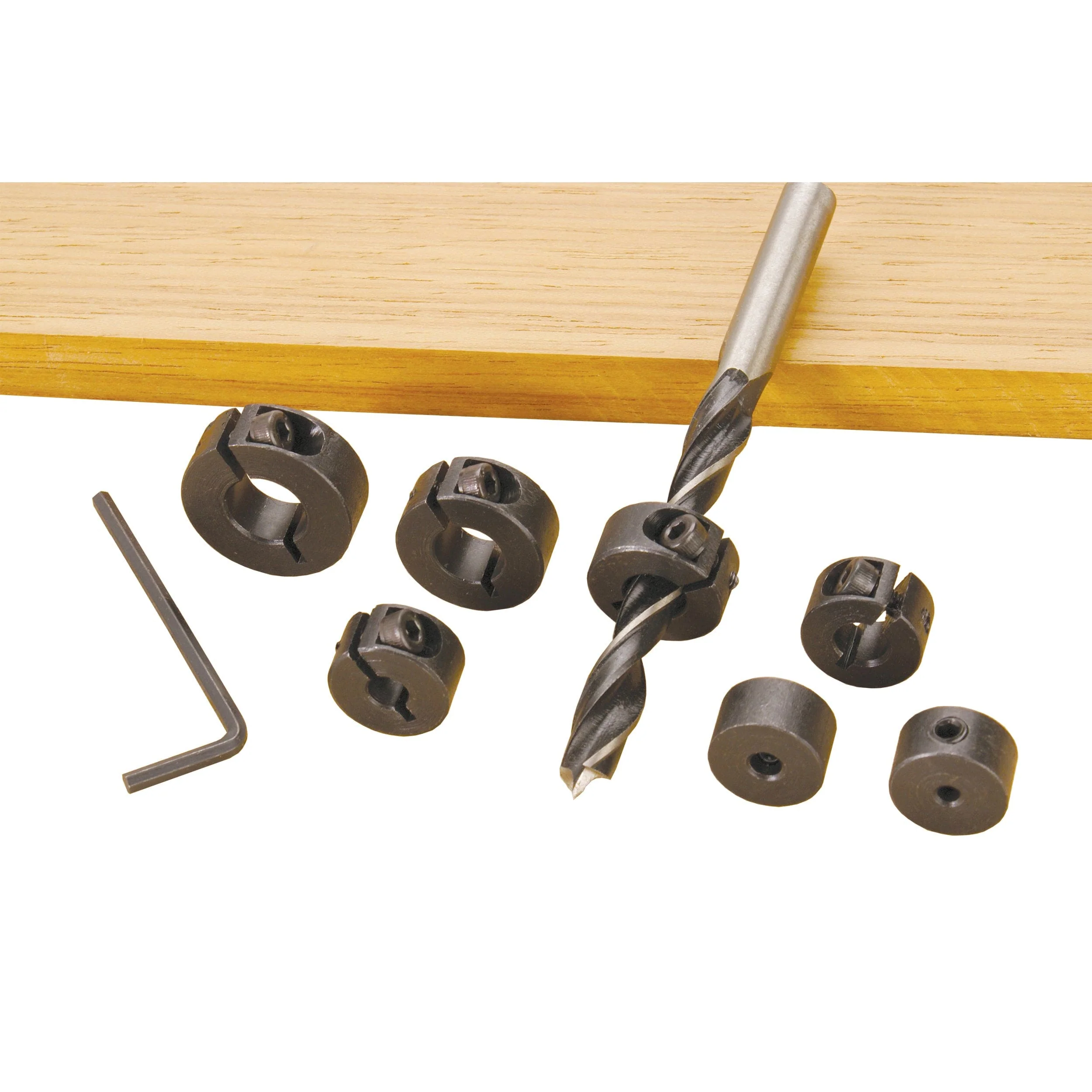 Drill Bit Stop Collars Set – 7 Piece