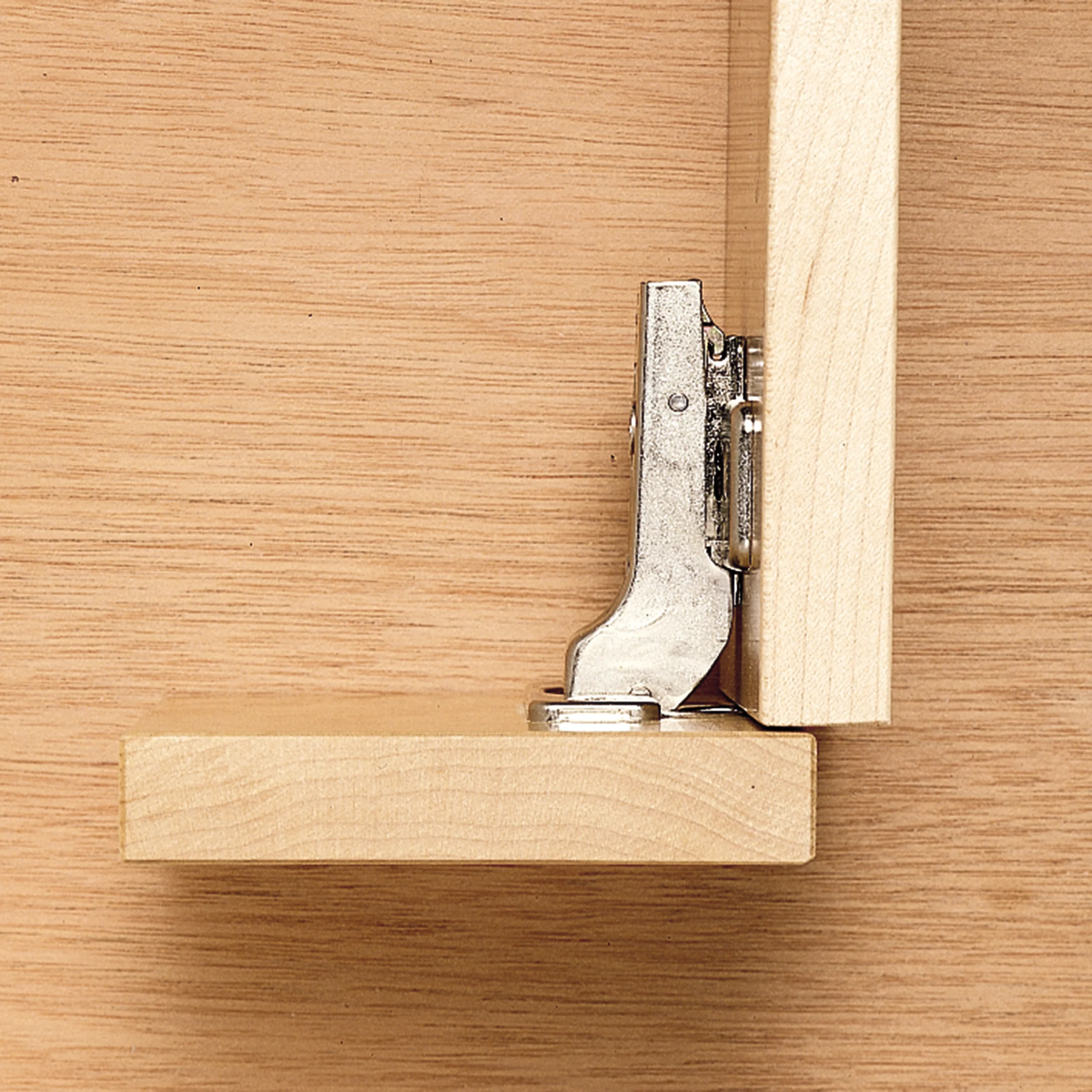 Half Overlay Clip Top Hinge w/cam Plate – 120° – 1 Pair