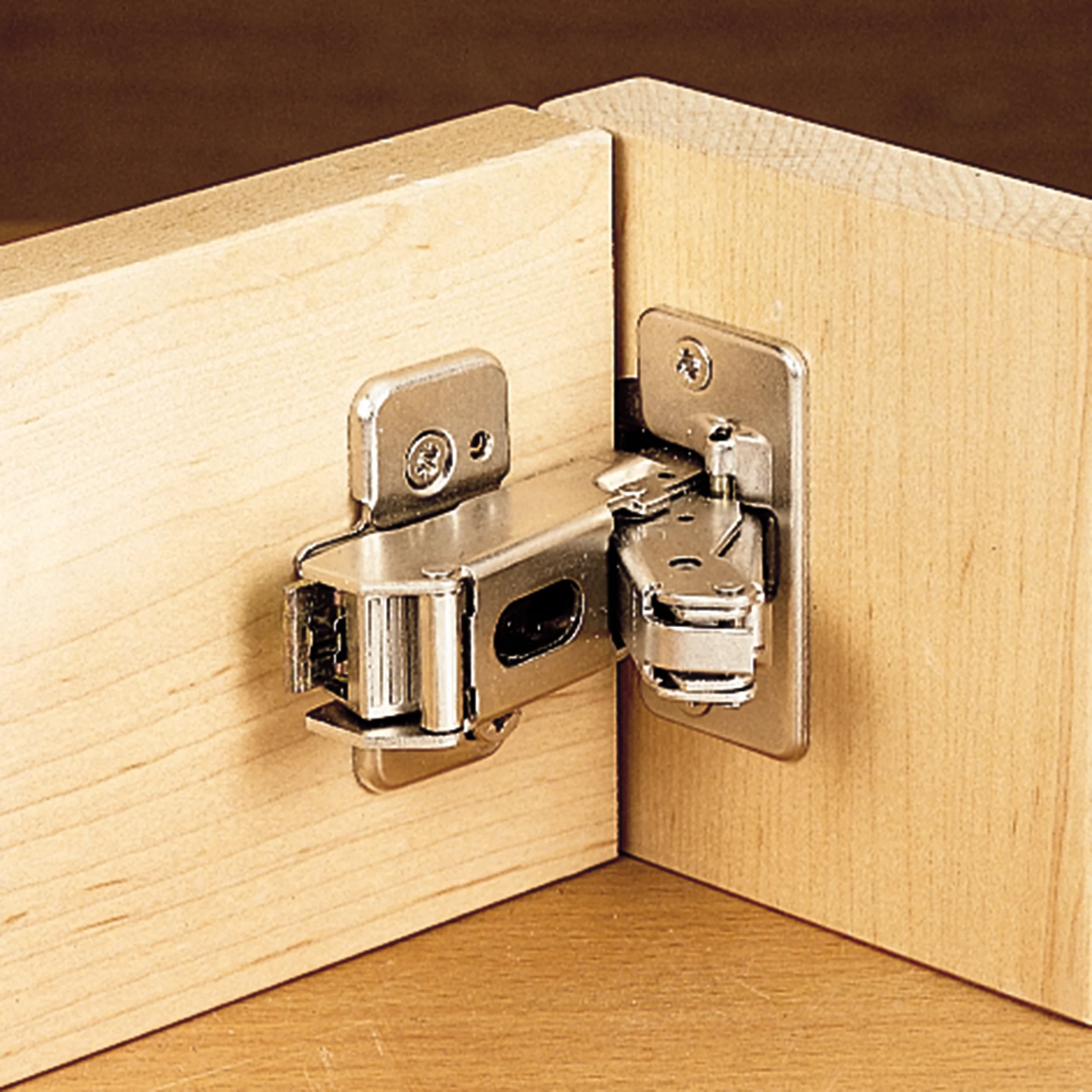 Full Overlay Clip Top Hinge w/cam Plate- 170°  – 1 Pair