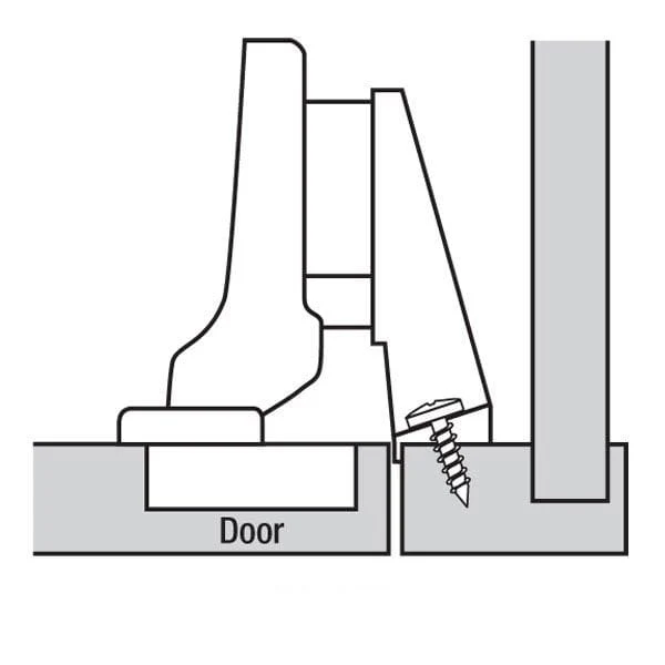 Clip Top Inset Face Frame Hinge - 1 Pair - Image 2