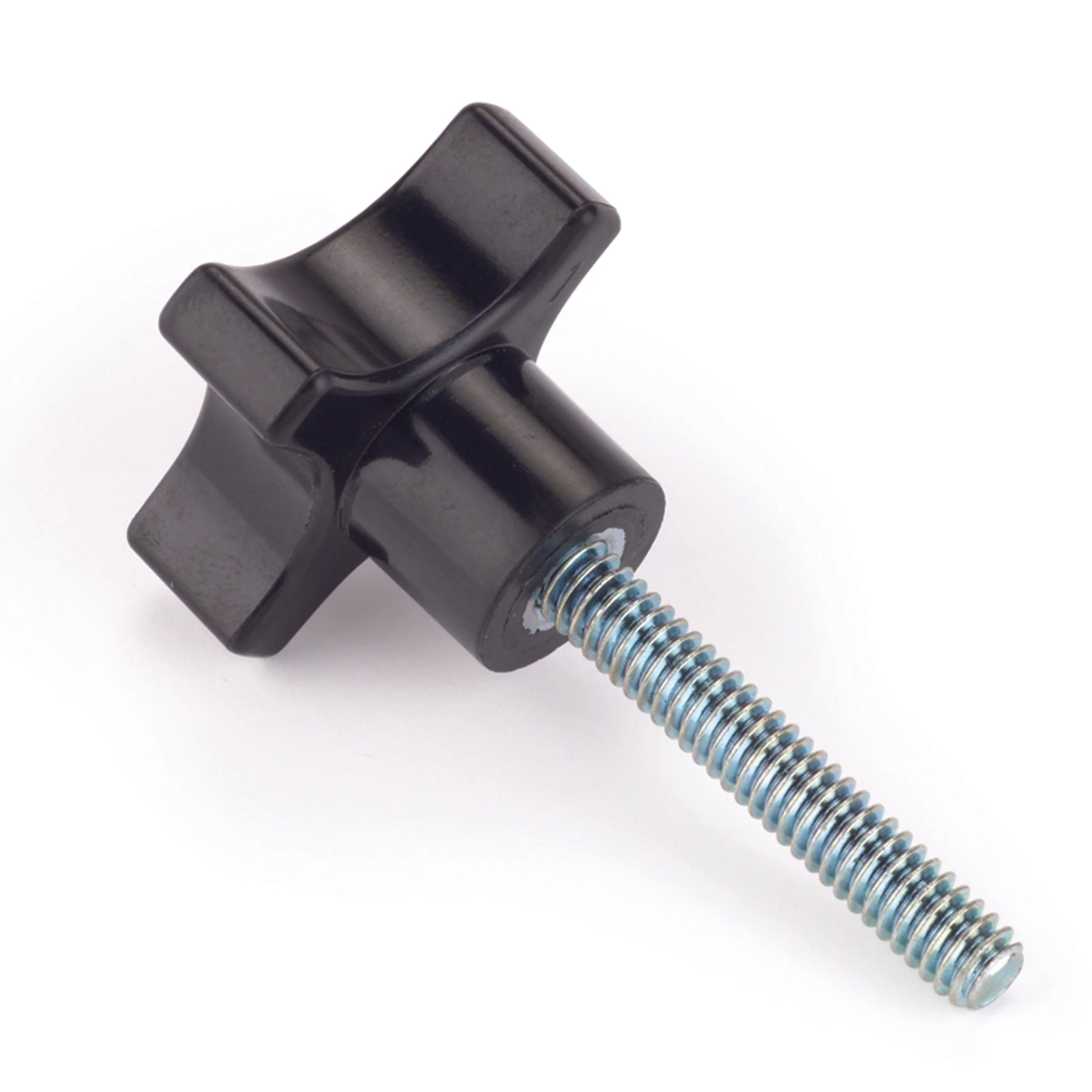 Knob, Four Arm with 3/8″-16 x 1-1/2″ Stud