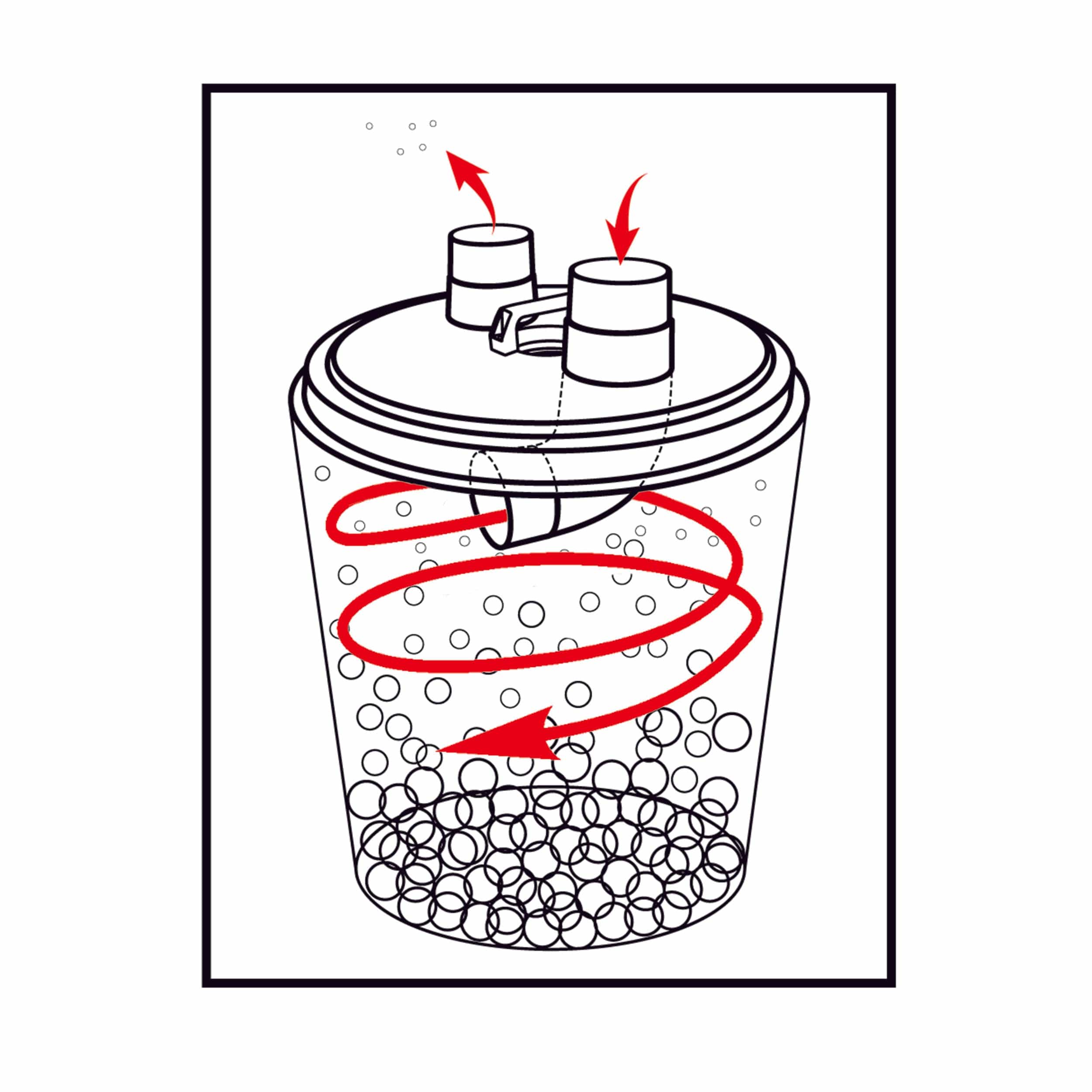 Trash Can Cyclone Lid for Dust Collection - Image 2