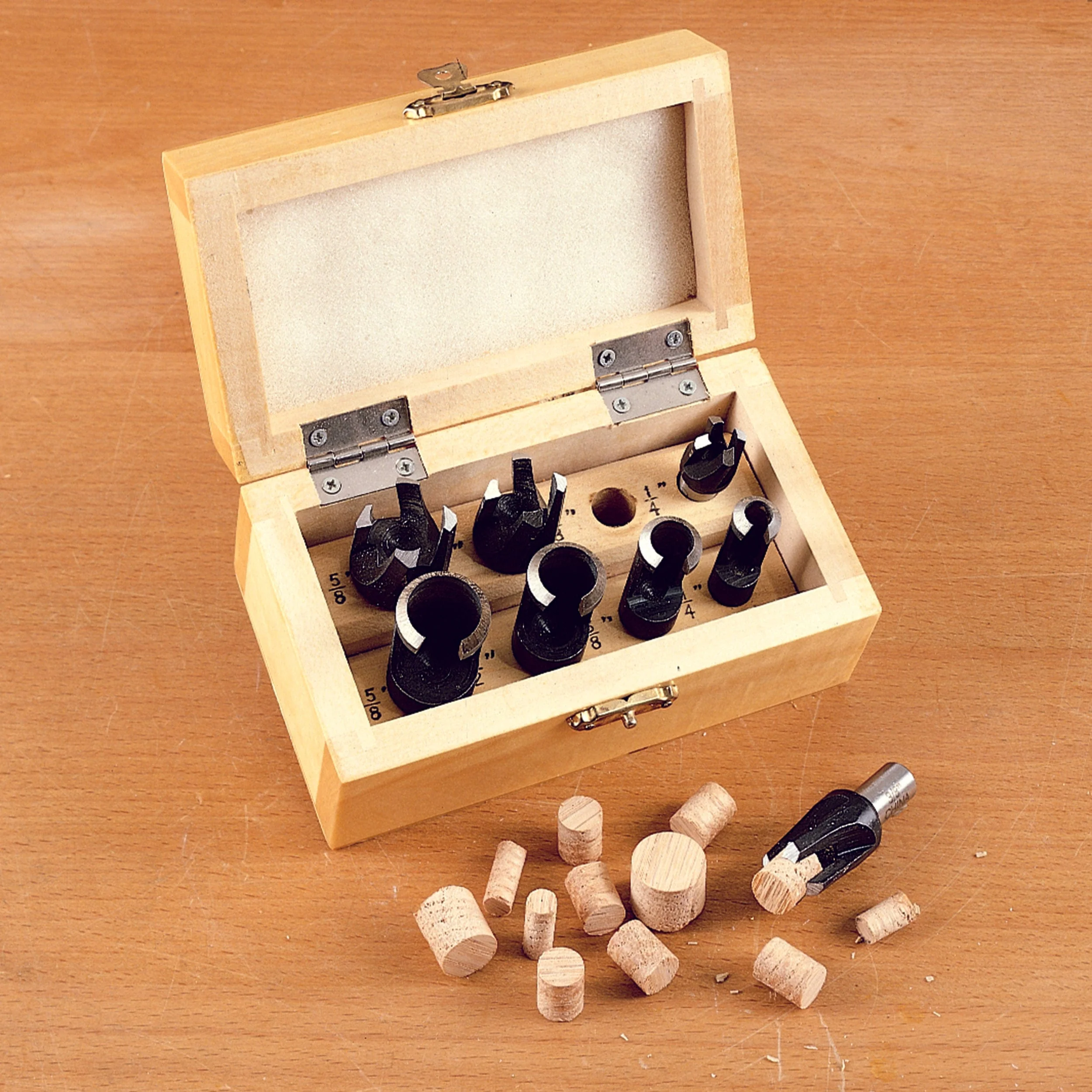 Deluxe Plug Cutter Kit – 8 Piece