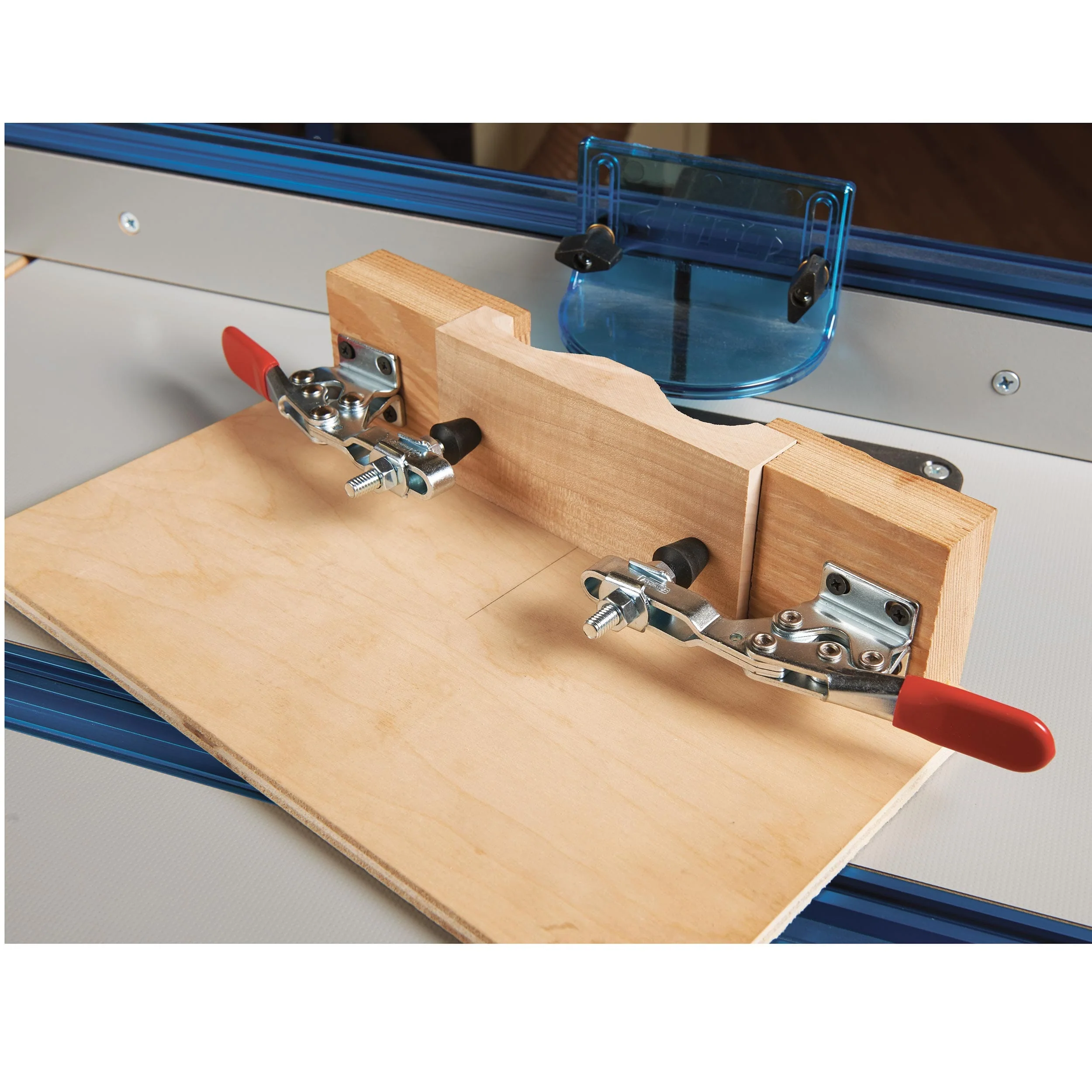 Vertical T Handle Toggle Clamp - 1-5/16" x 1/8" - 200 lb Capacity - Image 3
