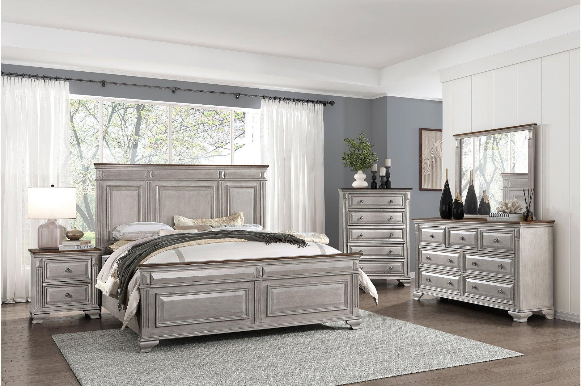 Marquette Gray Panel Bedroom Set - Image 1
