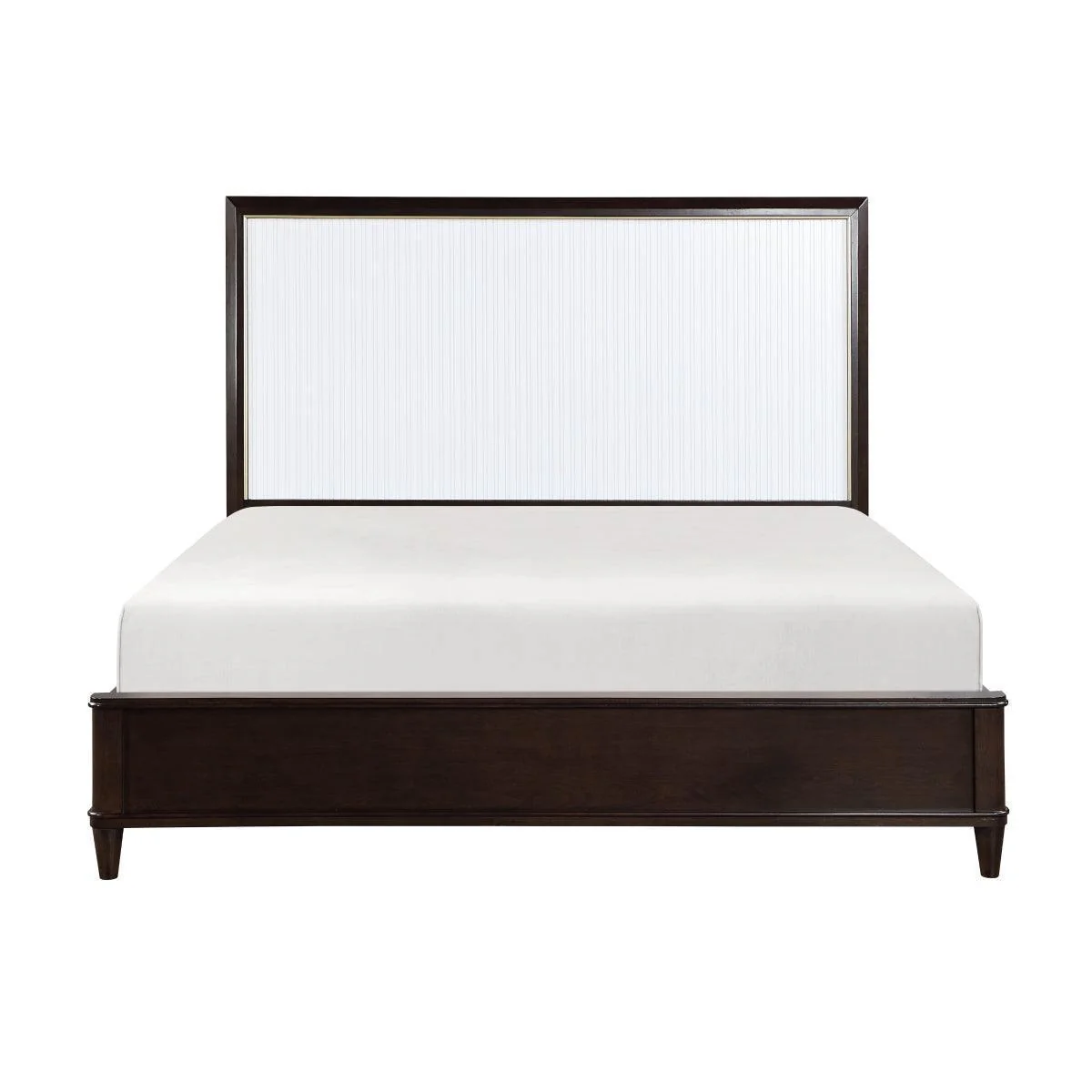 Sam White Cherry Panel King Bed - Image 1
