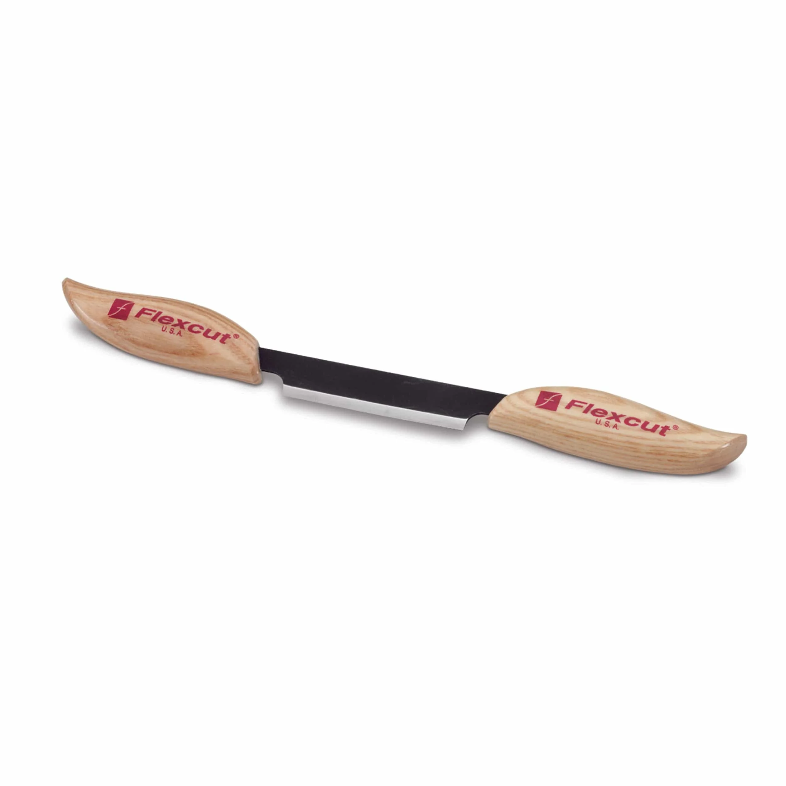 3″ Straight Draw Knife with Leather Sheath
