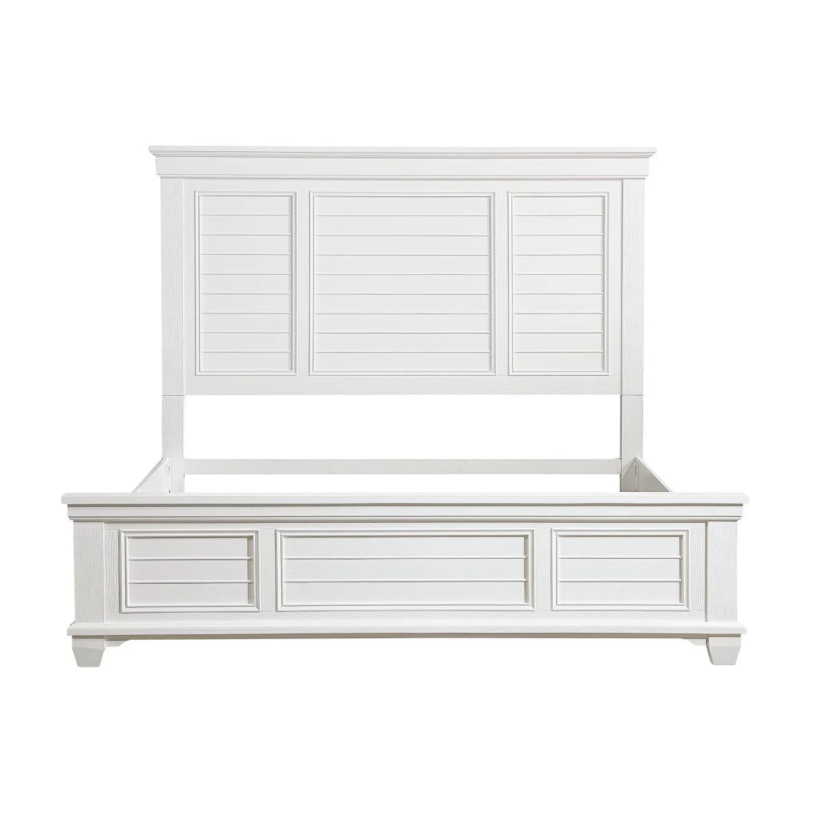 Mackinac White Queen Bed - Image 3