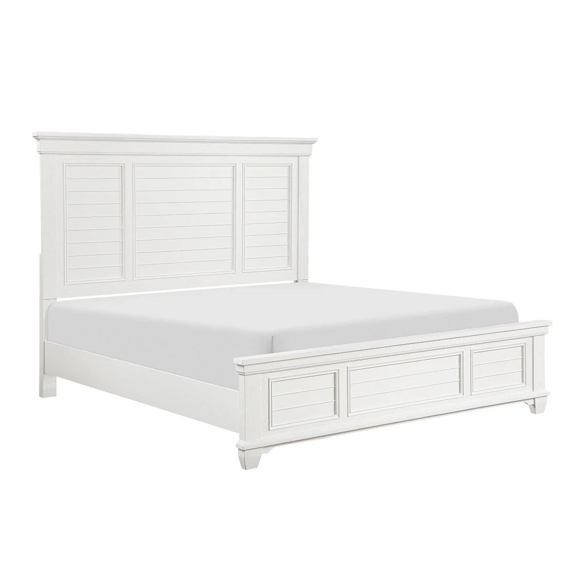 Mackinac White Queen Bed - Image 2