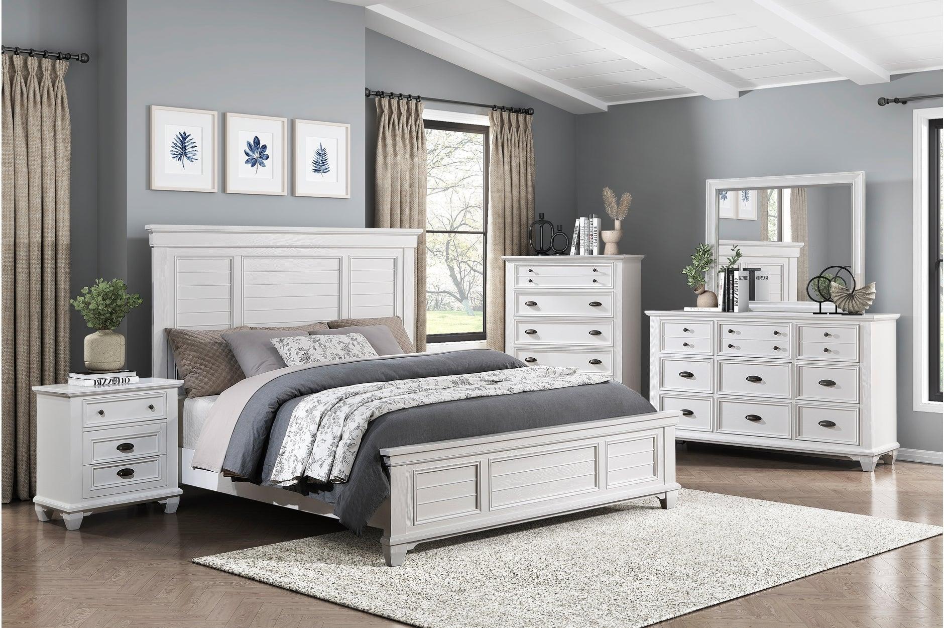 Mackinac White Panel Bedroom Set - Image 1