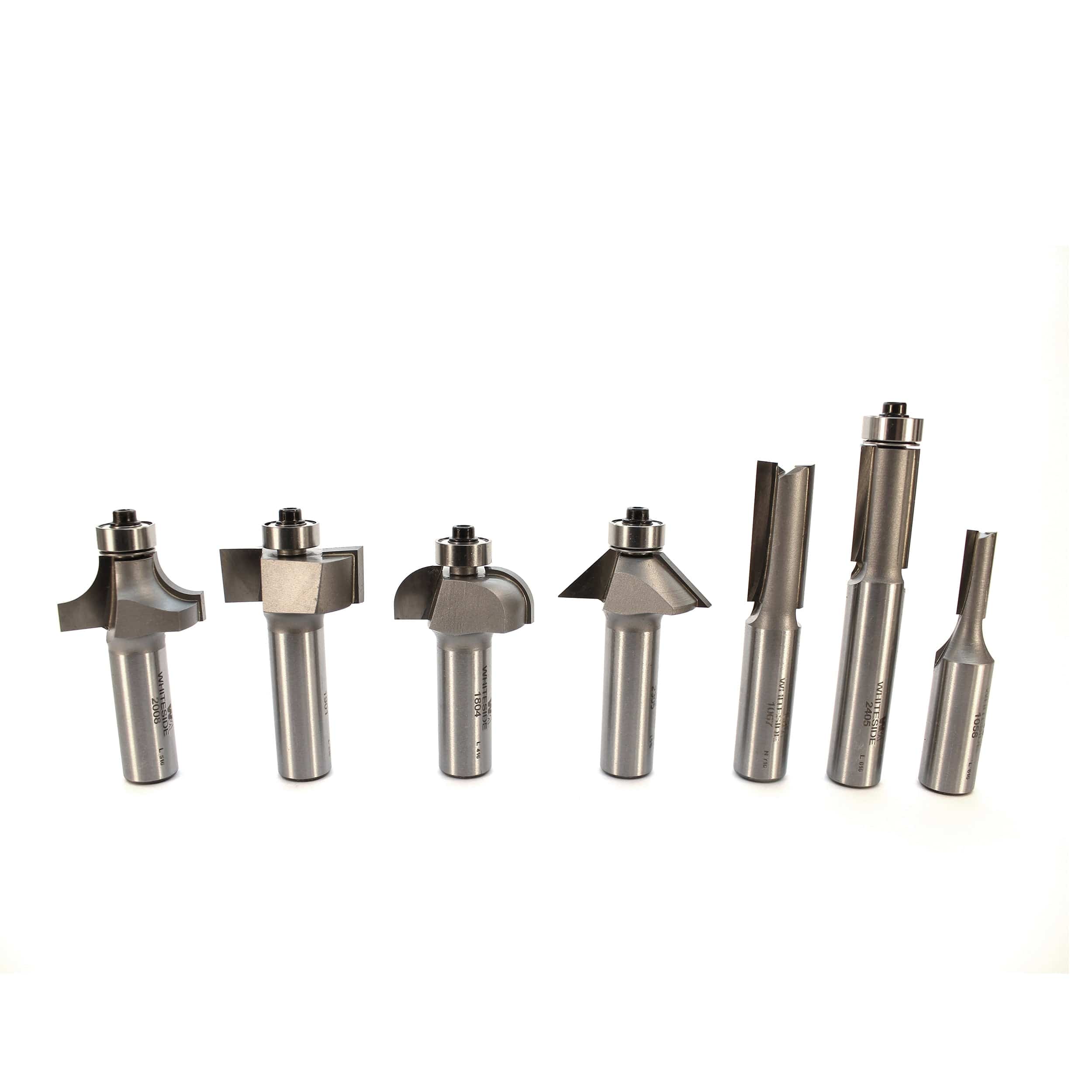 7-Piece Basic Router Bit Set, 1/2″ Shanks, Model 401