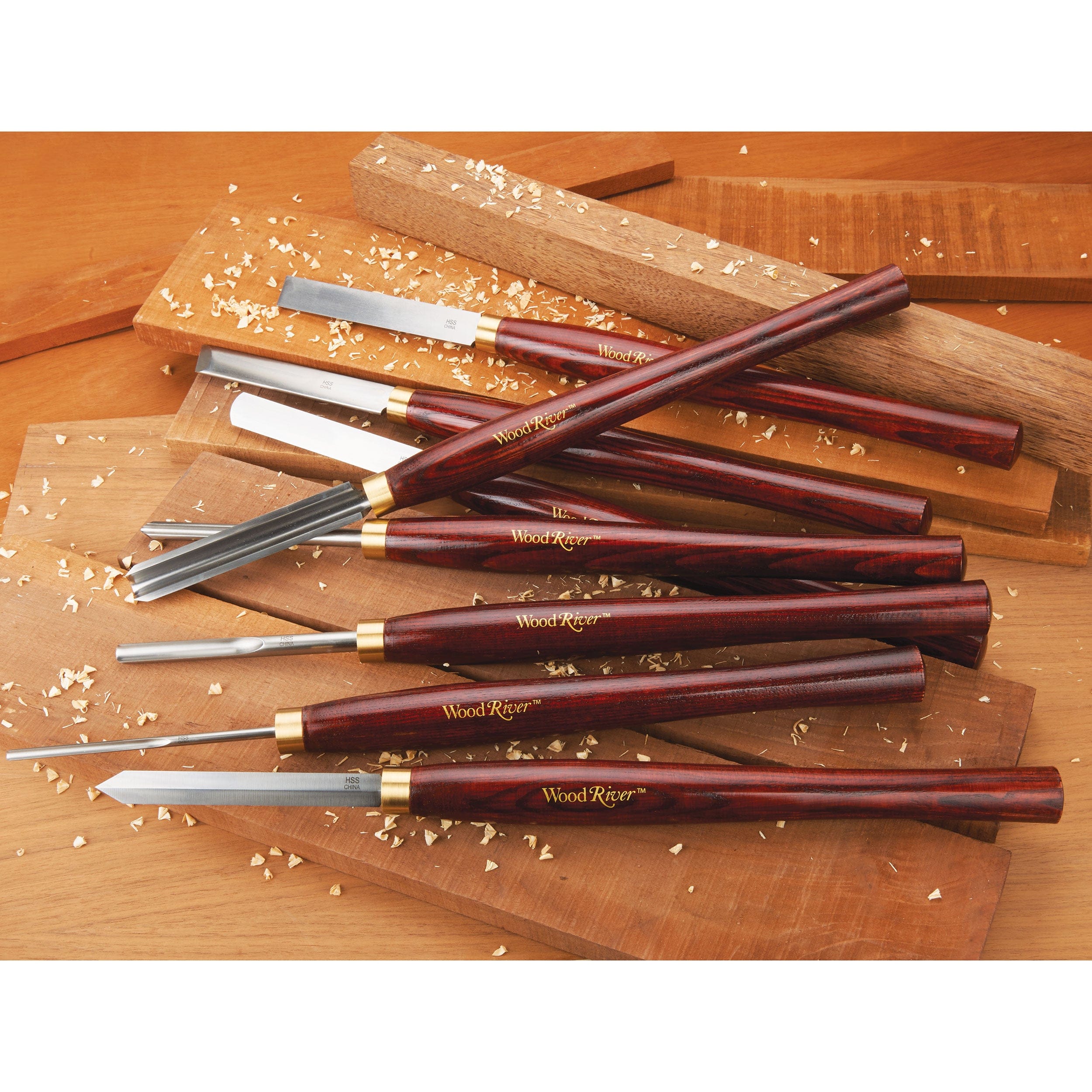 Turner's Tool Set with Extra Long 16" Handles - High Speed Steel  - 8 Piece - Image 2