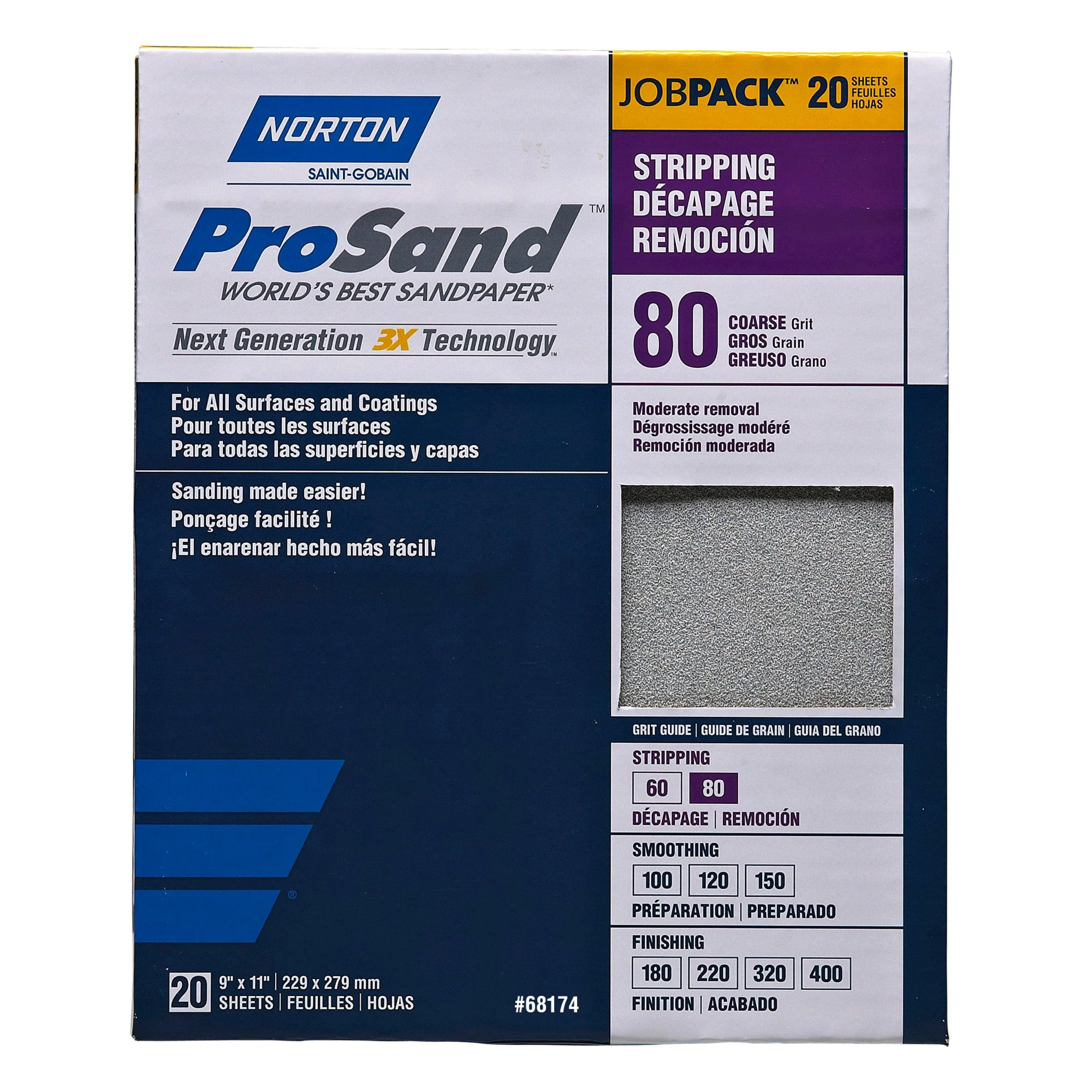 ProSand 3X Sanding Sheets - 9" x 11" - Image 2