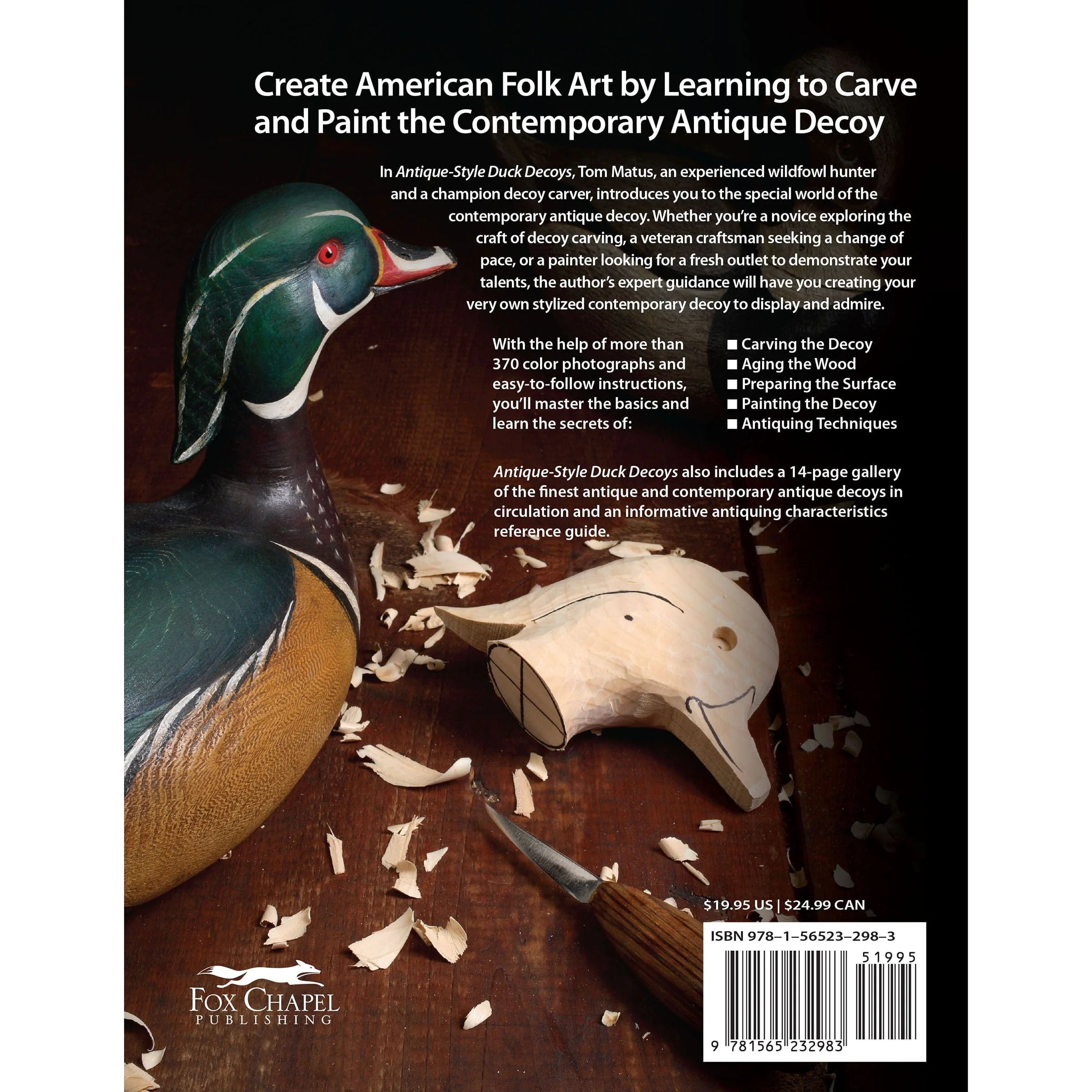 Antique-Style Duck Decoys: Contemporary Techniques to Carve and Paint in the Folk Art Tradition - Image 2