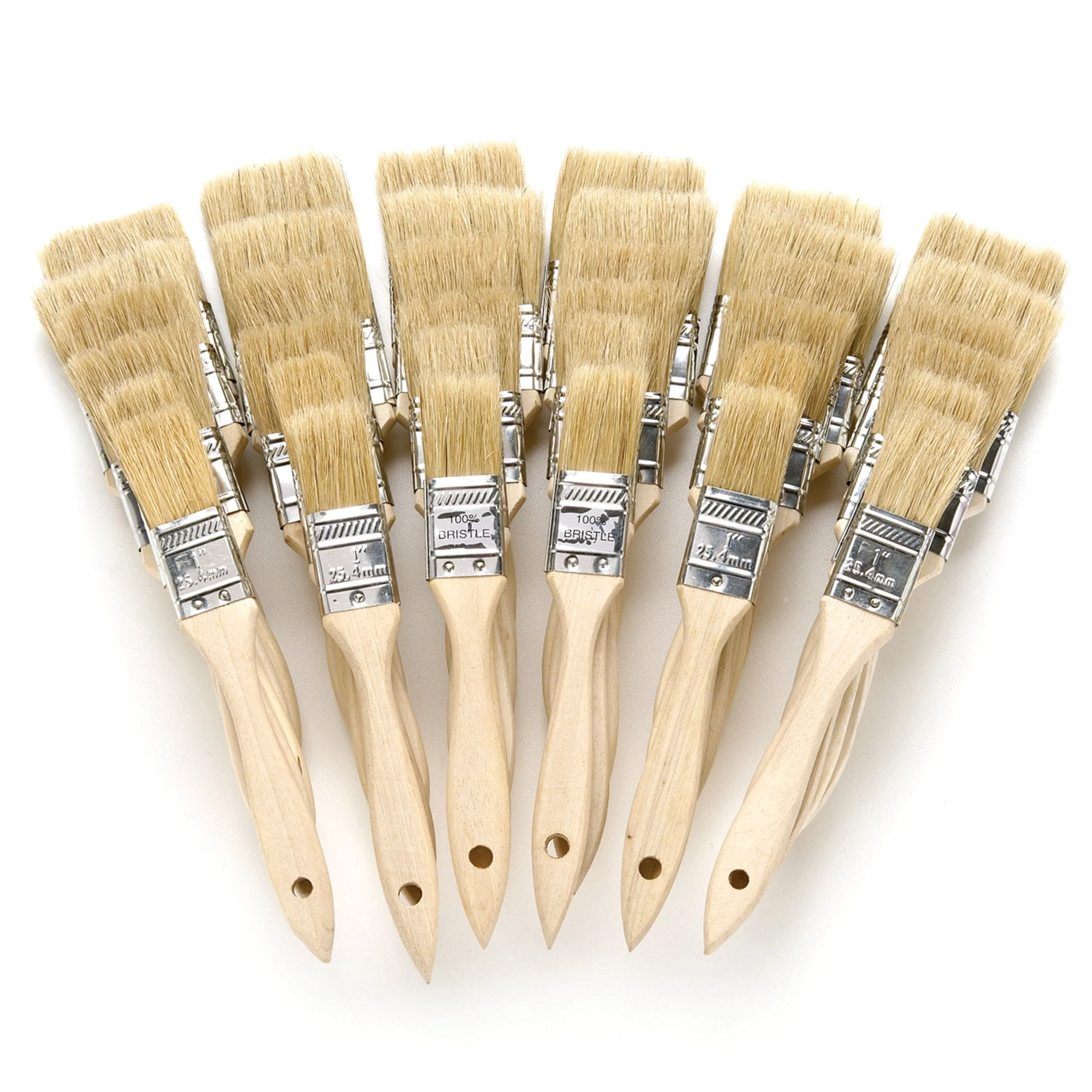 White China Bristle Brush Set – 36 Piece