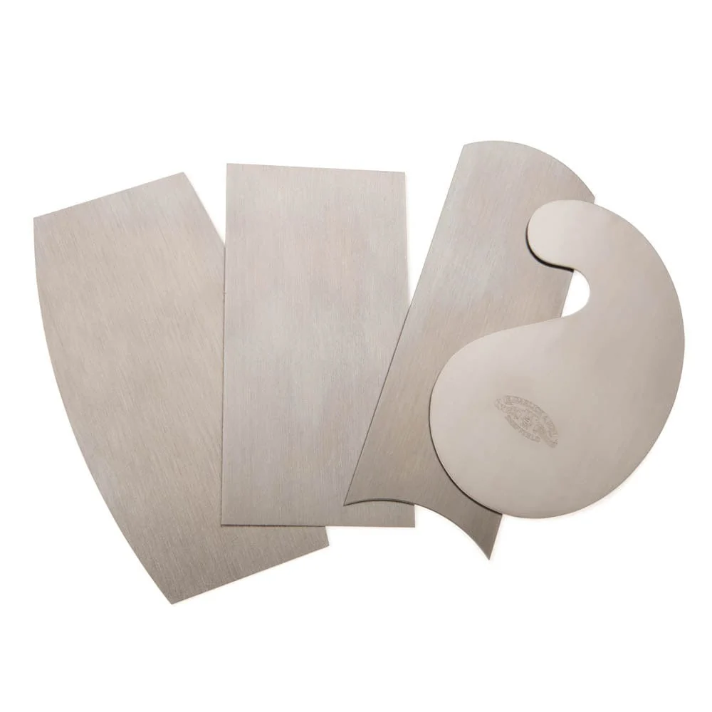 Curved Cabinet Scraper Set – 4 Piece