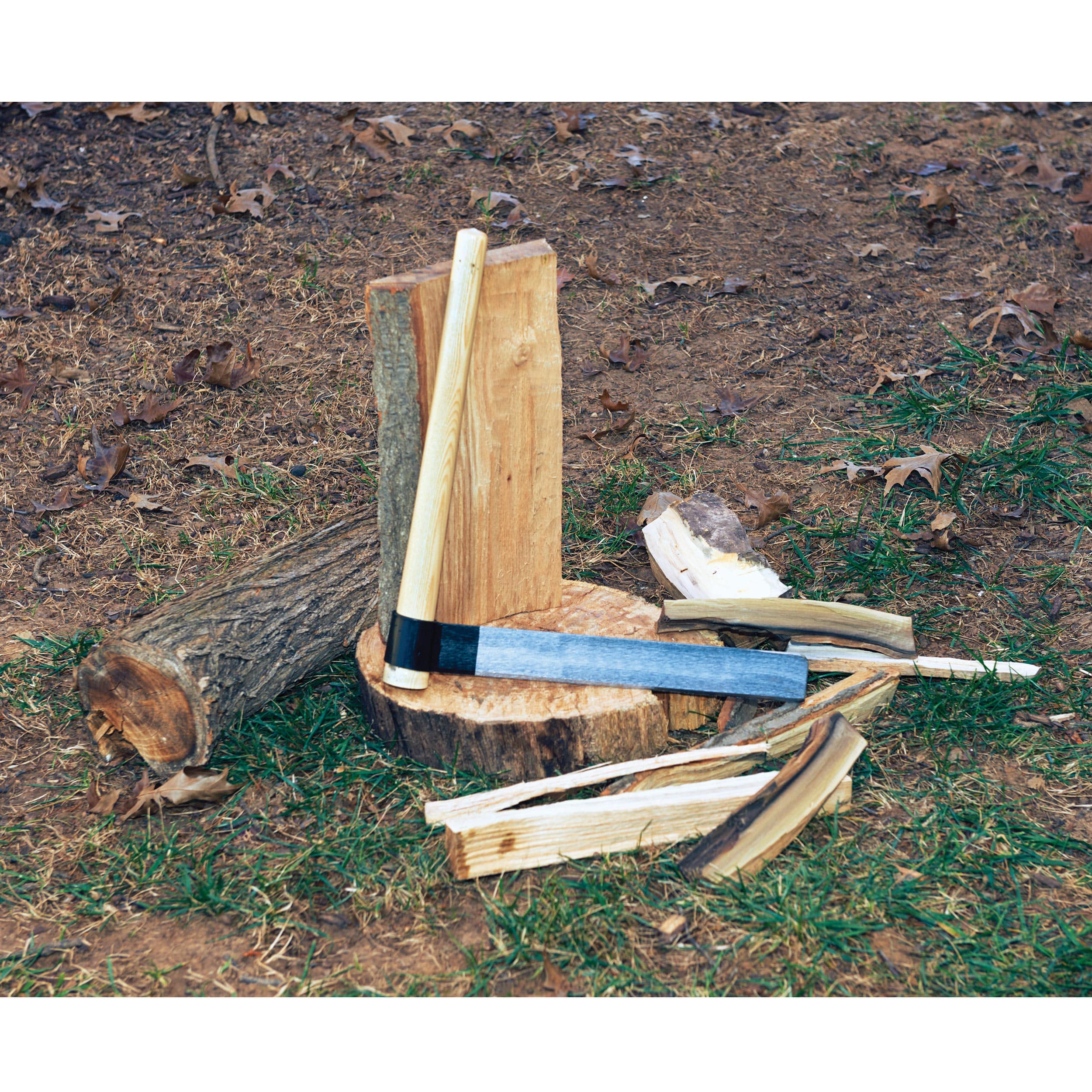 Woodworkers Shingle Froe for Riving Wood - 18" Handle - Image 2